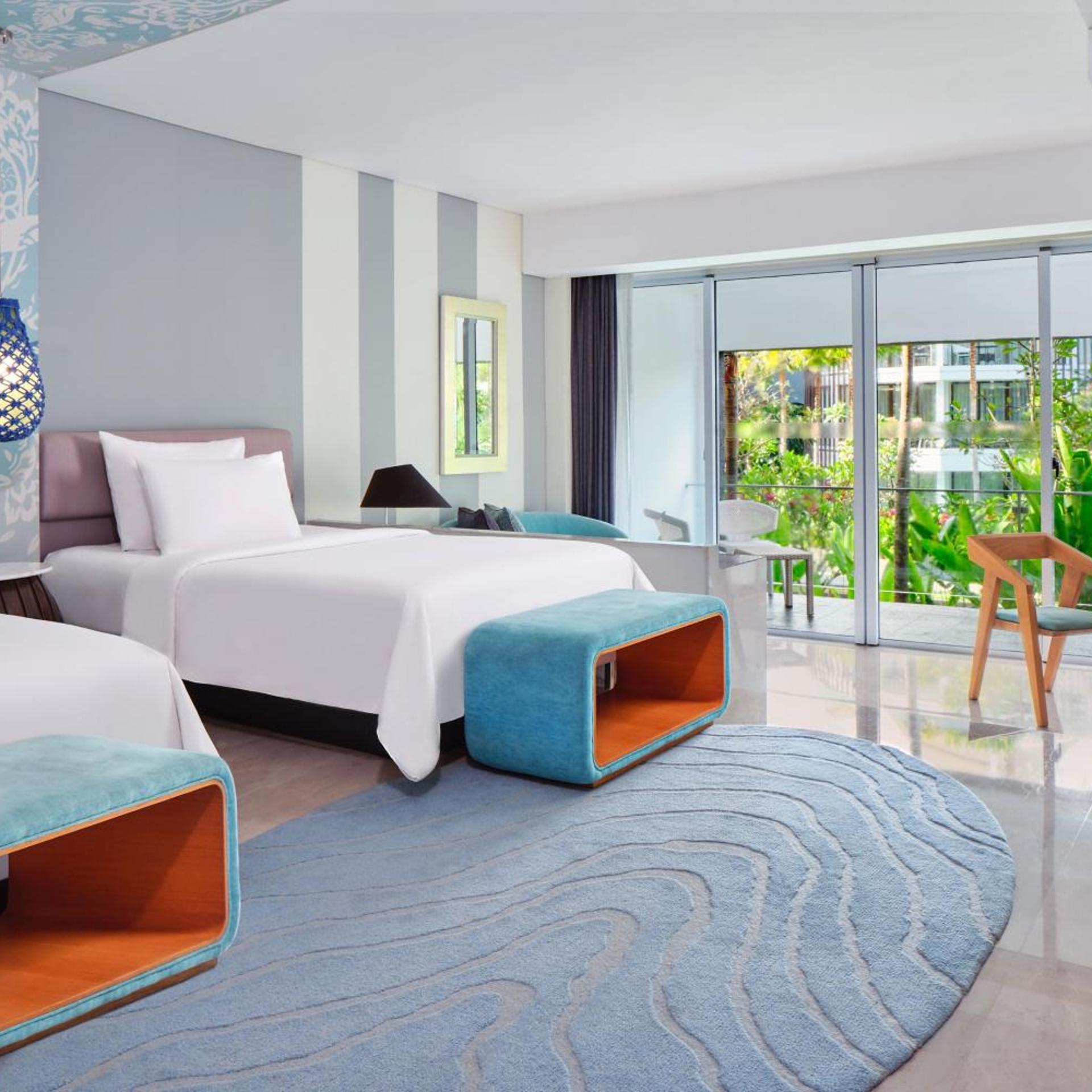 Deluxe, Twin Beds, Lagoon View