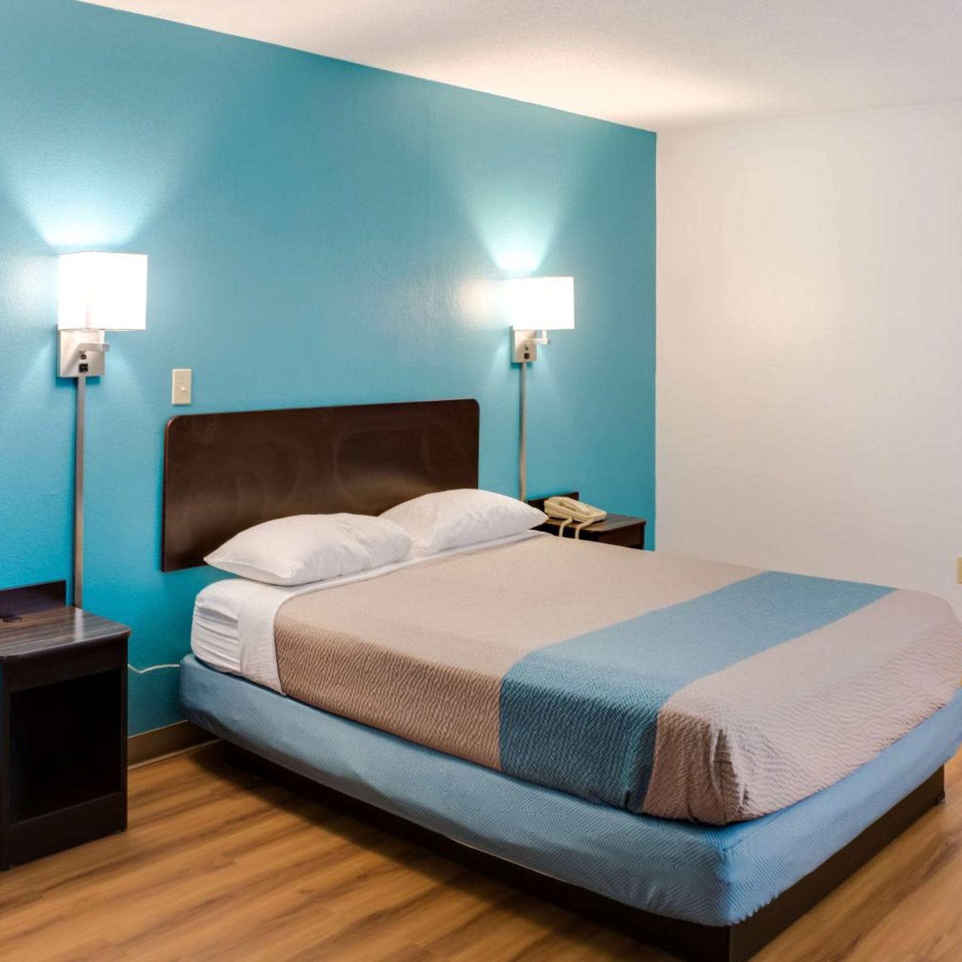 غرفة ديلوكس بسرير كوين، Motel6 Richmond, IN 3/6