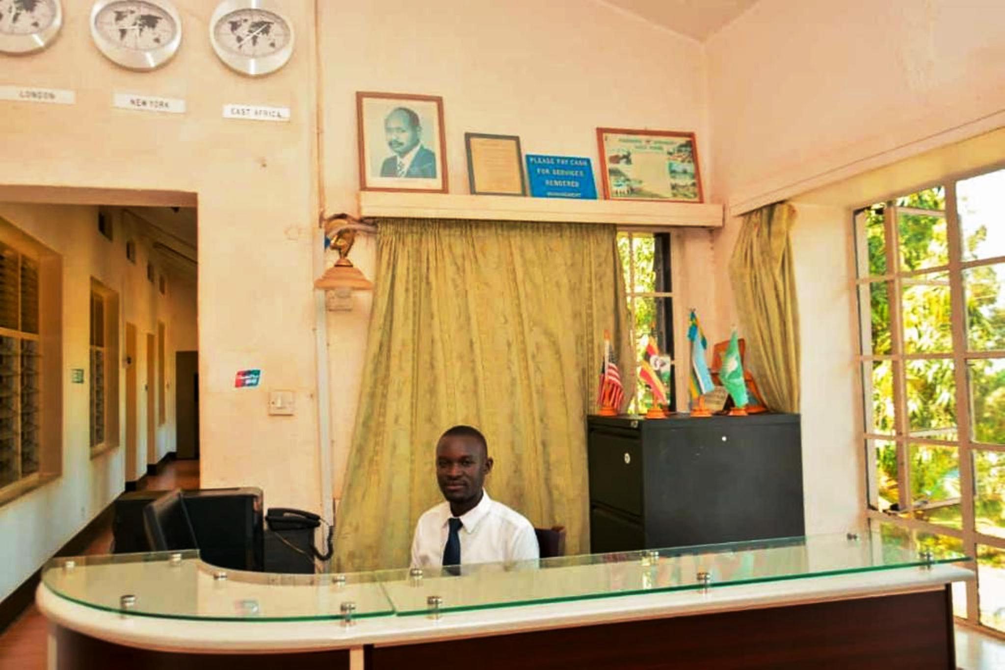 Lobby at Makerere University Guest House, KAMPALA