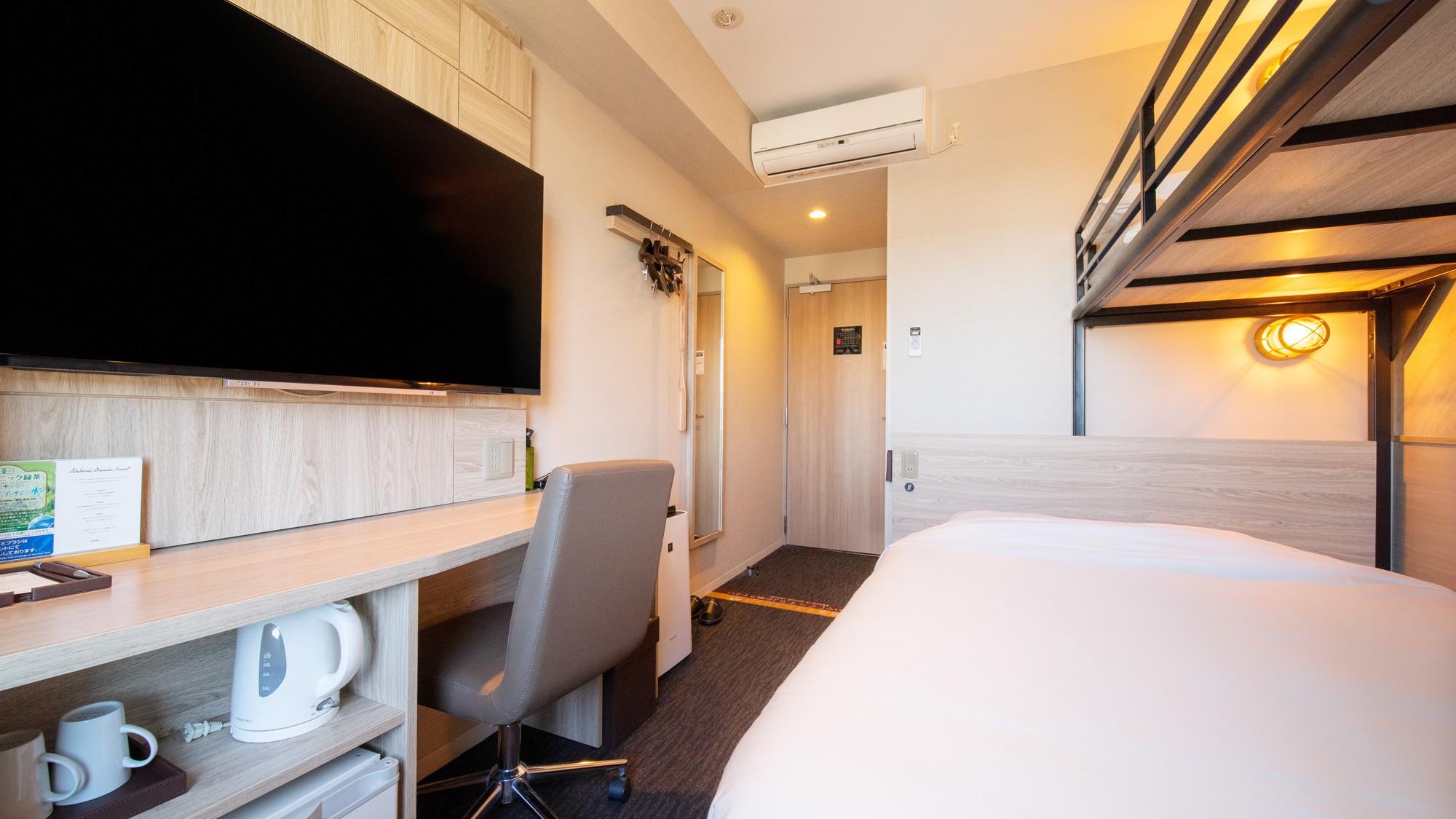 Room, Double or Single Bed, Bunk Bed