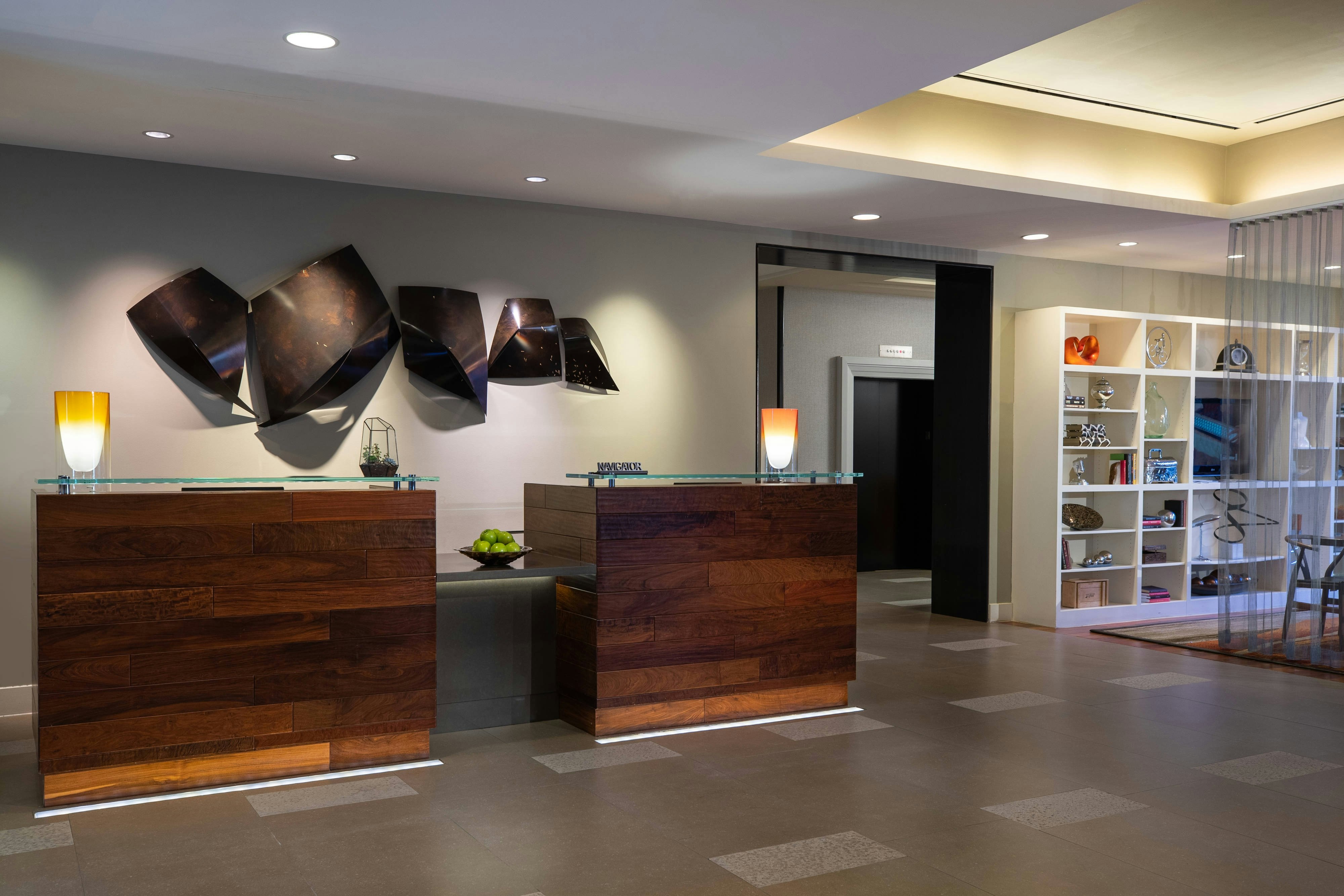Lobby at The Baronette Renaissance Detroit Novi Hotel, NOVI - MI