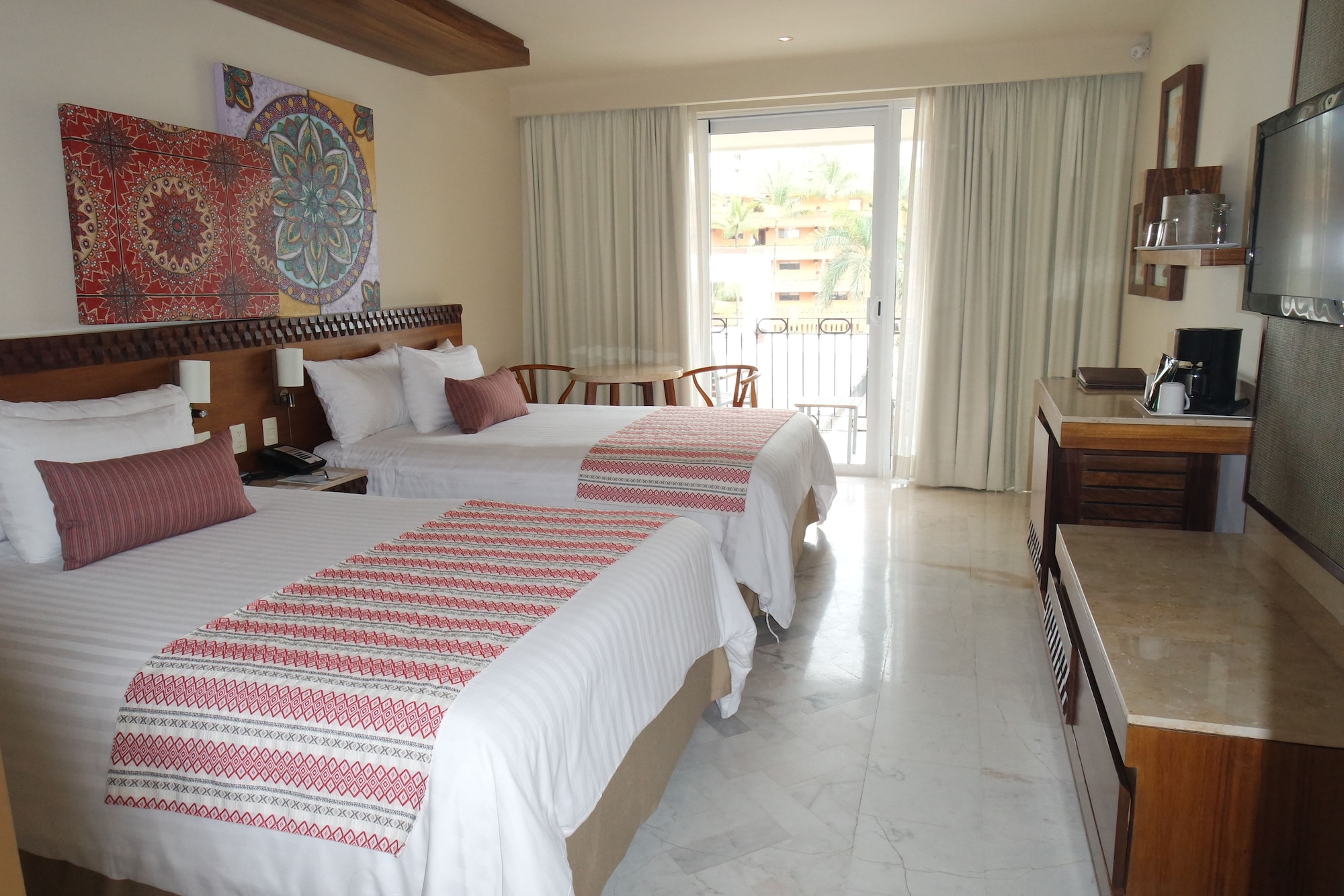 Deluxe, 2 Double Beds, Resort View