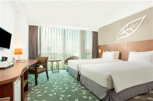 غرفة بريميير ديلوكس بسرير مزدوج أو سريرين منفصلين
