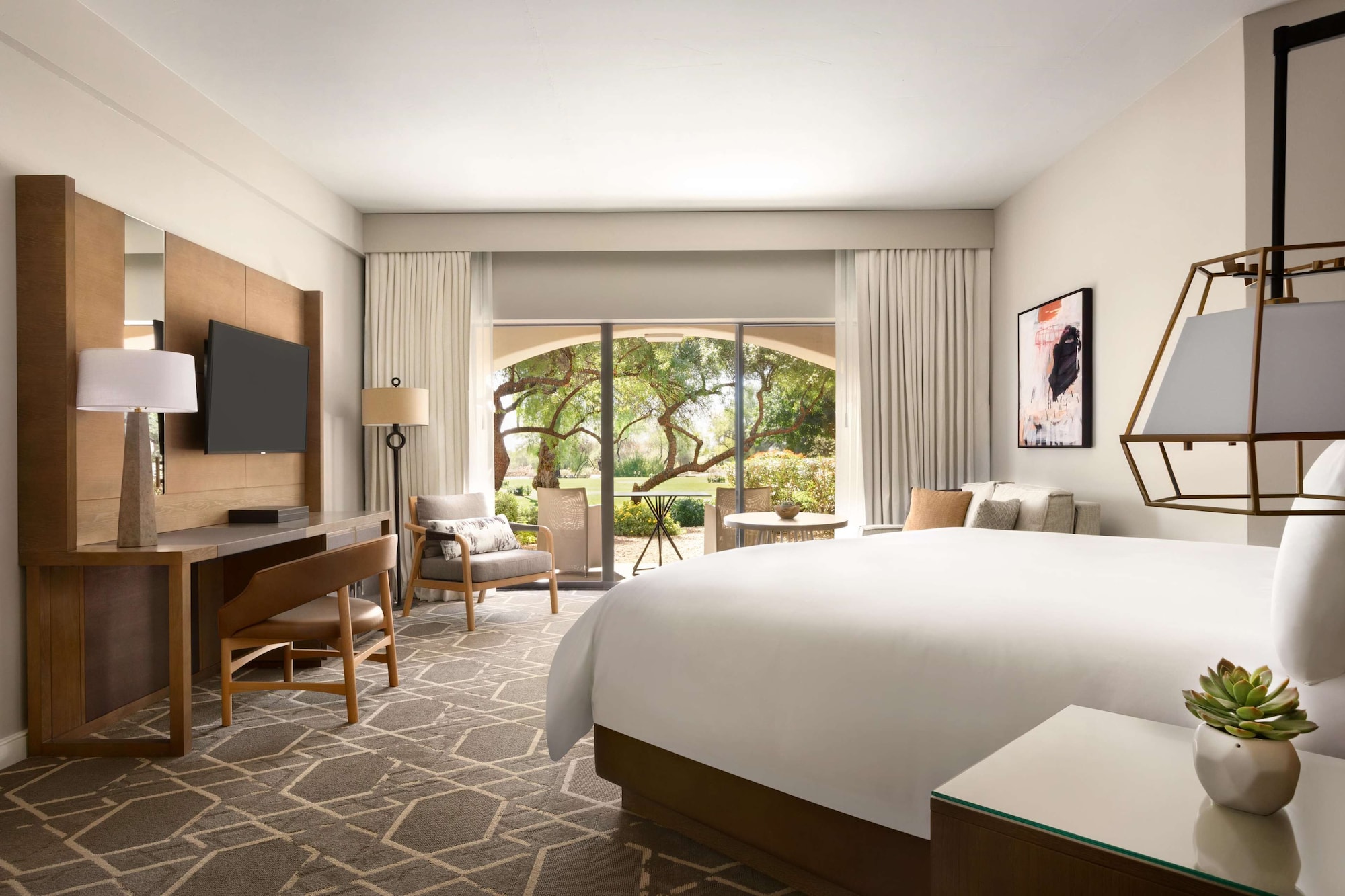 Fairmont, King Bed, Partial View, Balcony or Patio