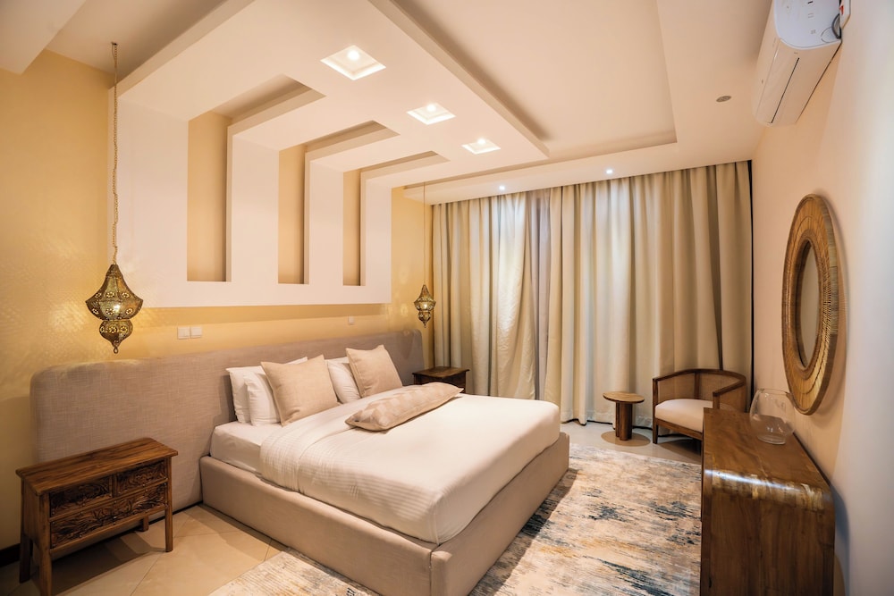 شقة ديلوكس بسرير كينج وسريرين منفصلين بإطلالة على البحر بشرفة بغرفتي نوم، Kilua Beach Resort 6/10