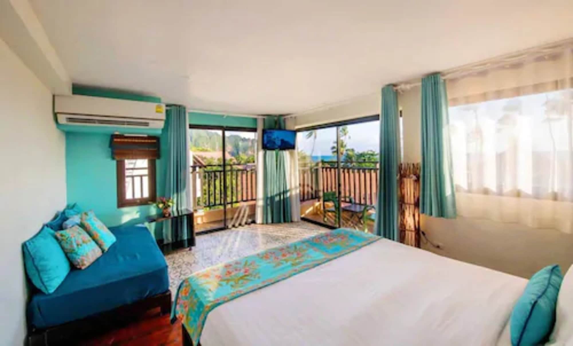 غرفة ديلوكس بسريرين منفصلين بإطلالة على المسبح، Vacation Village Phra Nang Inn 8/10
