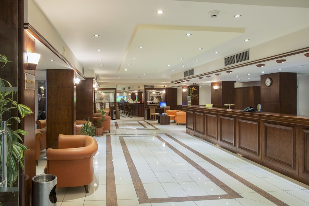 Lobby at Manousos City Hotel, RHODES