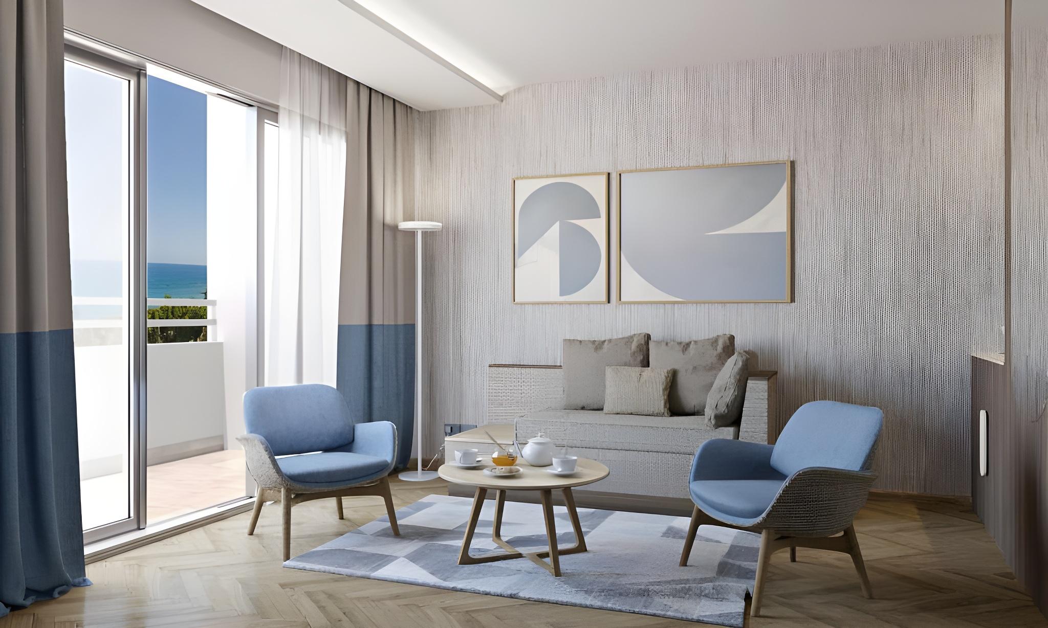 Junior Suite, Studio, Pool and Sea View