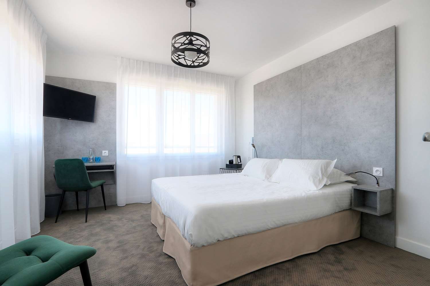 غرفة كلاسيكية بسرير كوين، Best Western Hotel Le Bellevue 3/6