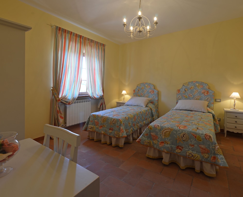 غرفة بسرير مزدوج أو سريرين منفصلين، Villa Il Fortino 4/6