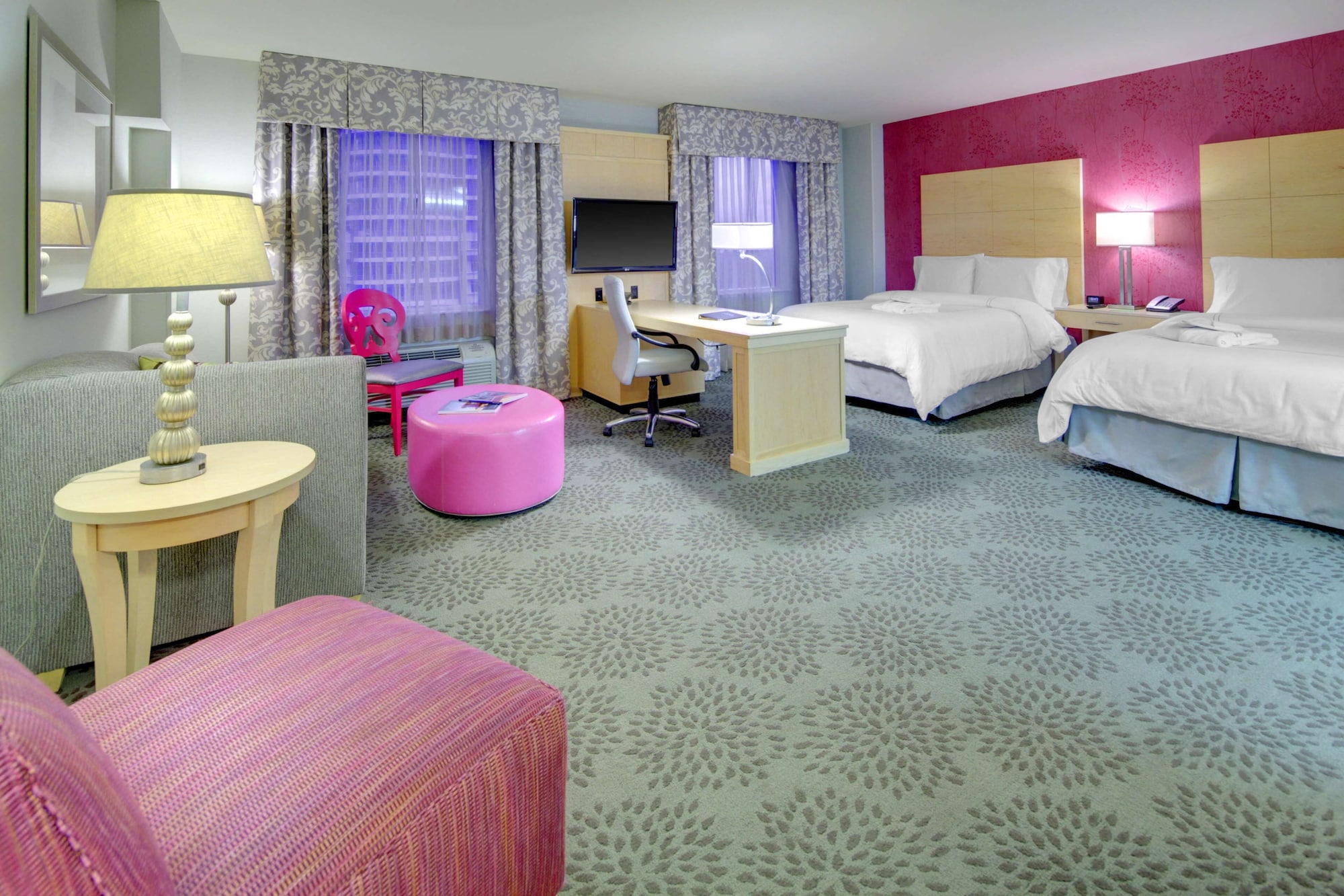 استوديو إليت بسريرين كوين مع أريكة، Hampton Inn Suites By Hilton Miami Brickell Downtown 4/10