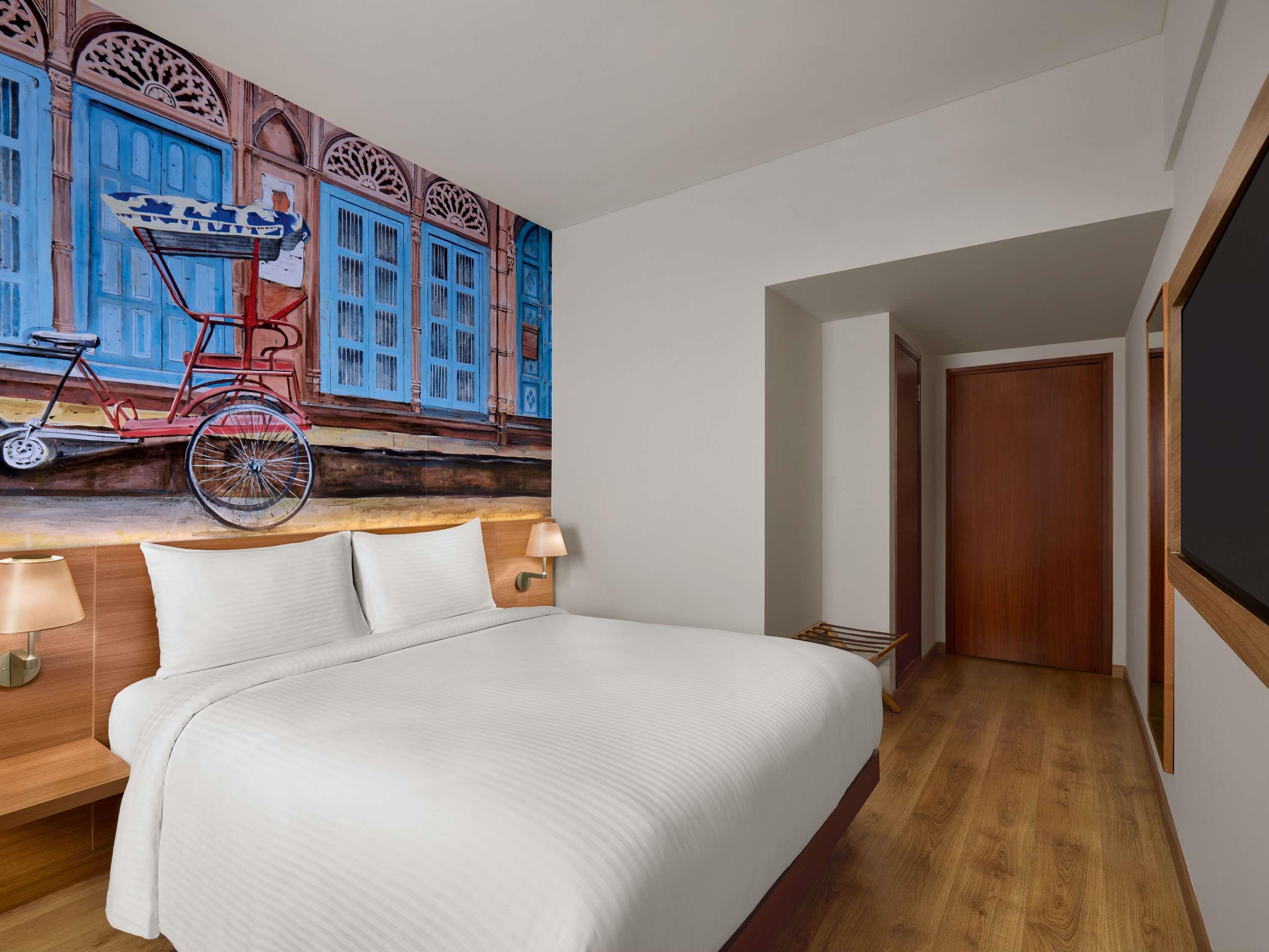 غرفة ديلوكس بسرير كوين، Ibis Delhi Airport 4/8
