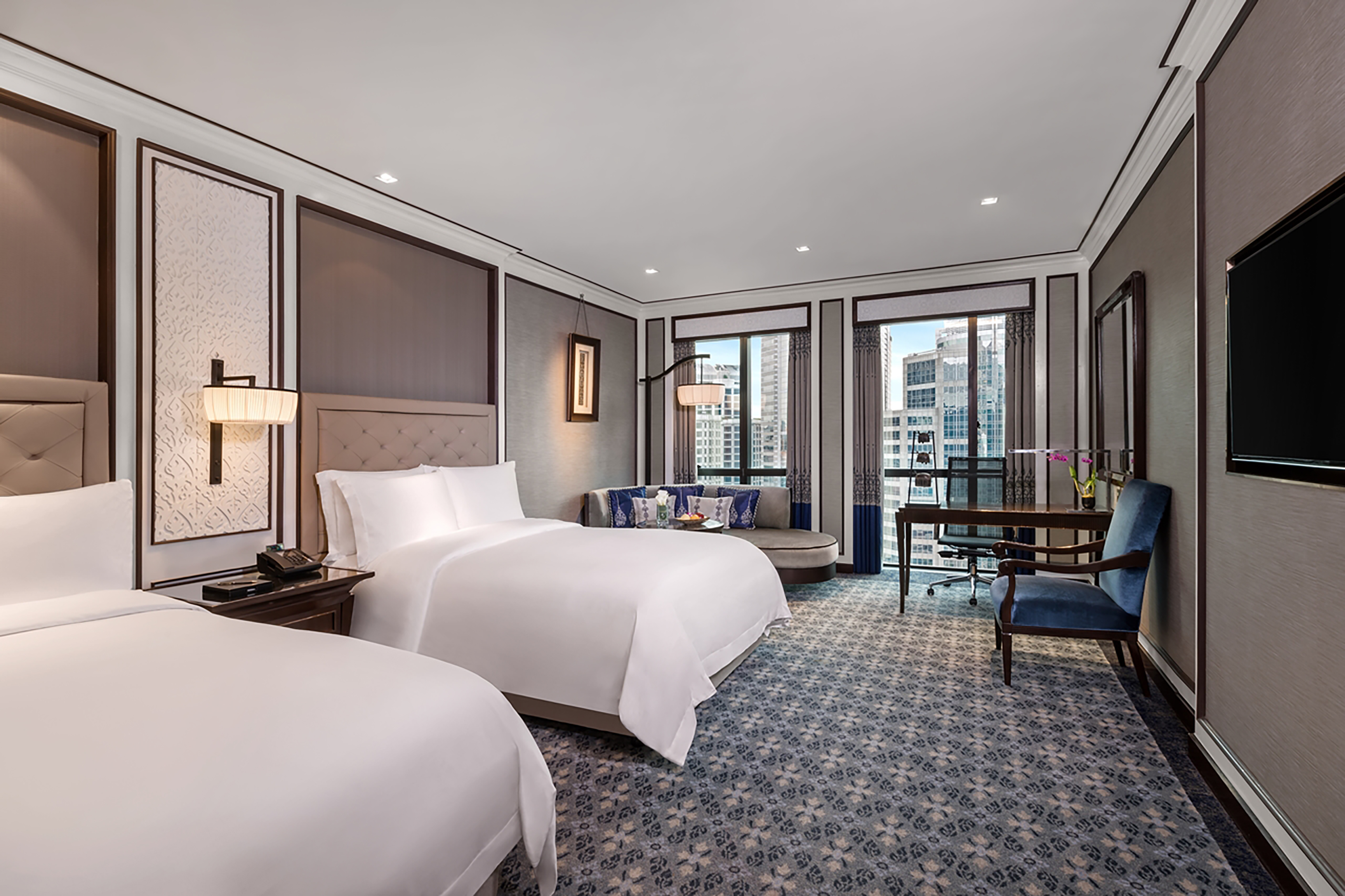 غرفة كلوب بسرير كينج، THE ATHENEE HOTEL, A LUXURY COLLECTION HOTEL BANGKOK 2/3