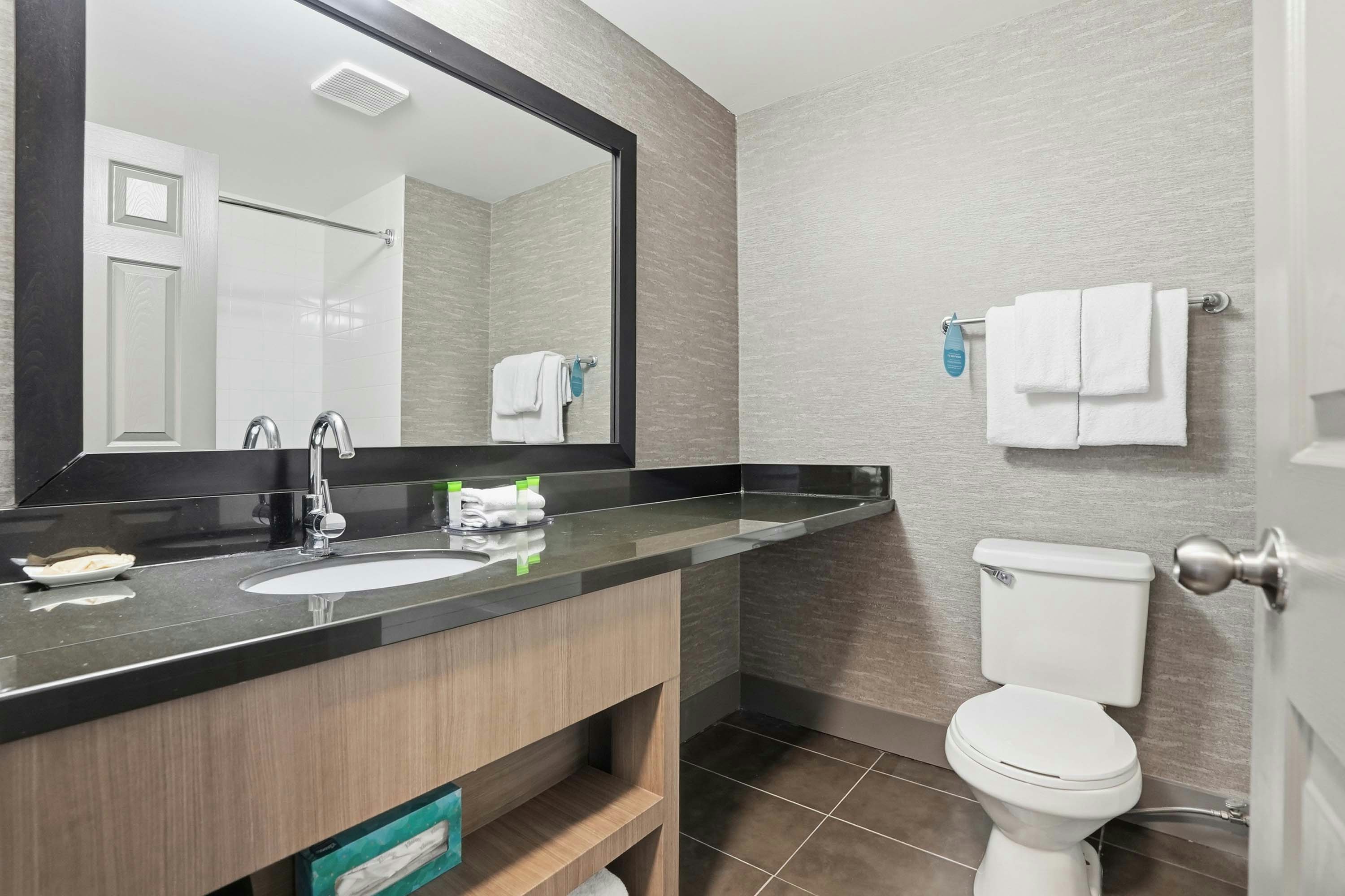 جناح بسرير كينج مع أريكة بمطبخ صغير، Sandman Hotel Saskatoon 7/9