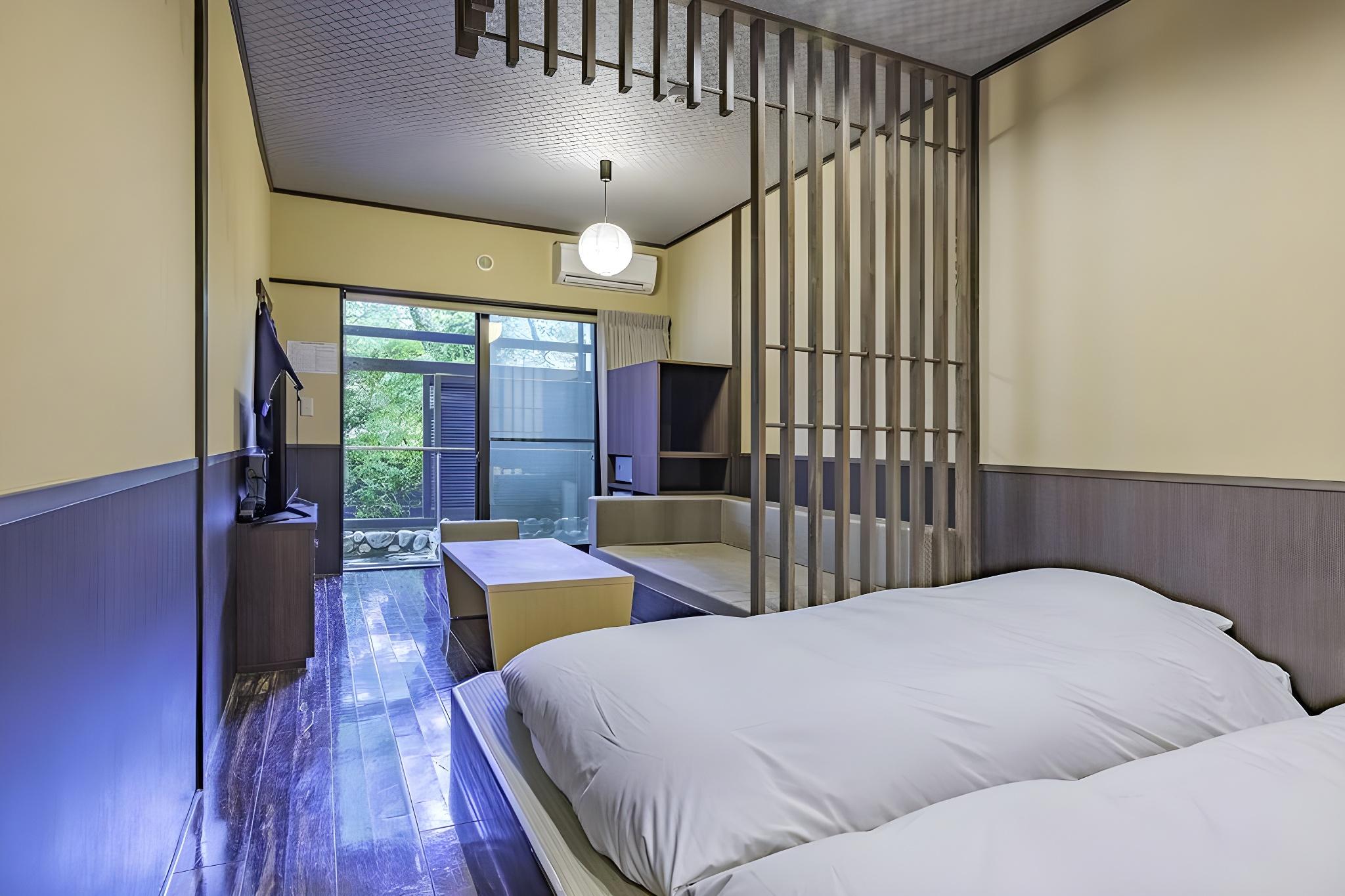 Japanese, Modern, Twin Beds, Outdoor Bath, Sofa, Main Building