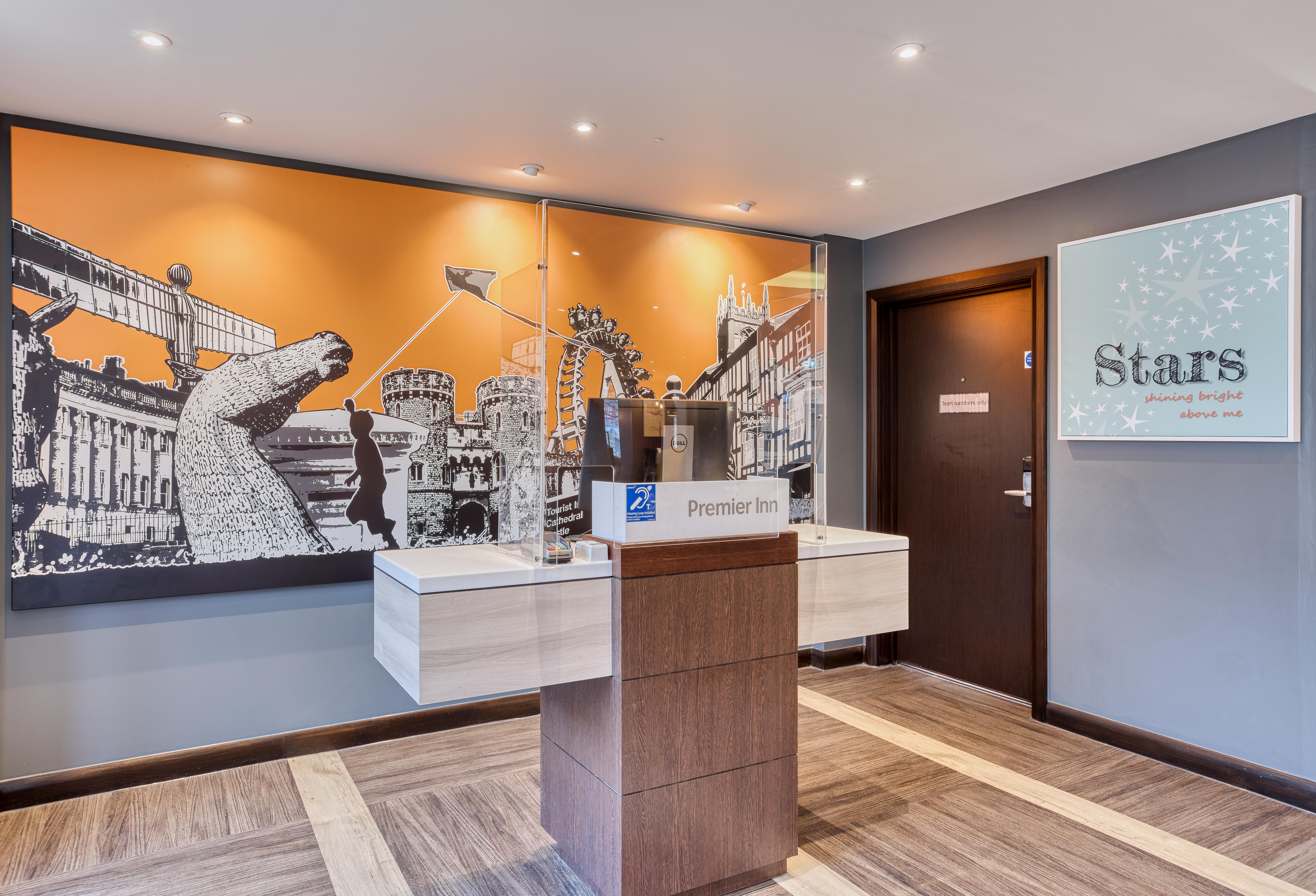 Lobby at Premier Inn Peterborough City Centre, PETERBOROUGH