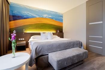 غرفة ديلوكس بسرير مزدوج مع أريكة