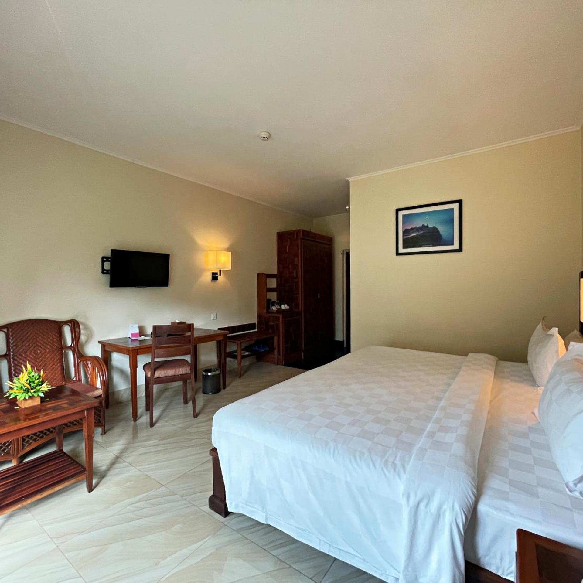 غرفة بسرير كينج بإطلالة على الحديقة، Sokha Palace Siem Reap Hotel 6/10