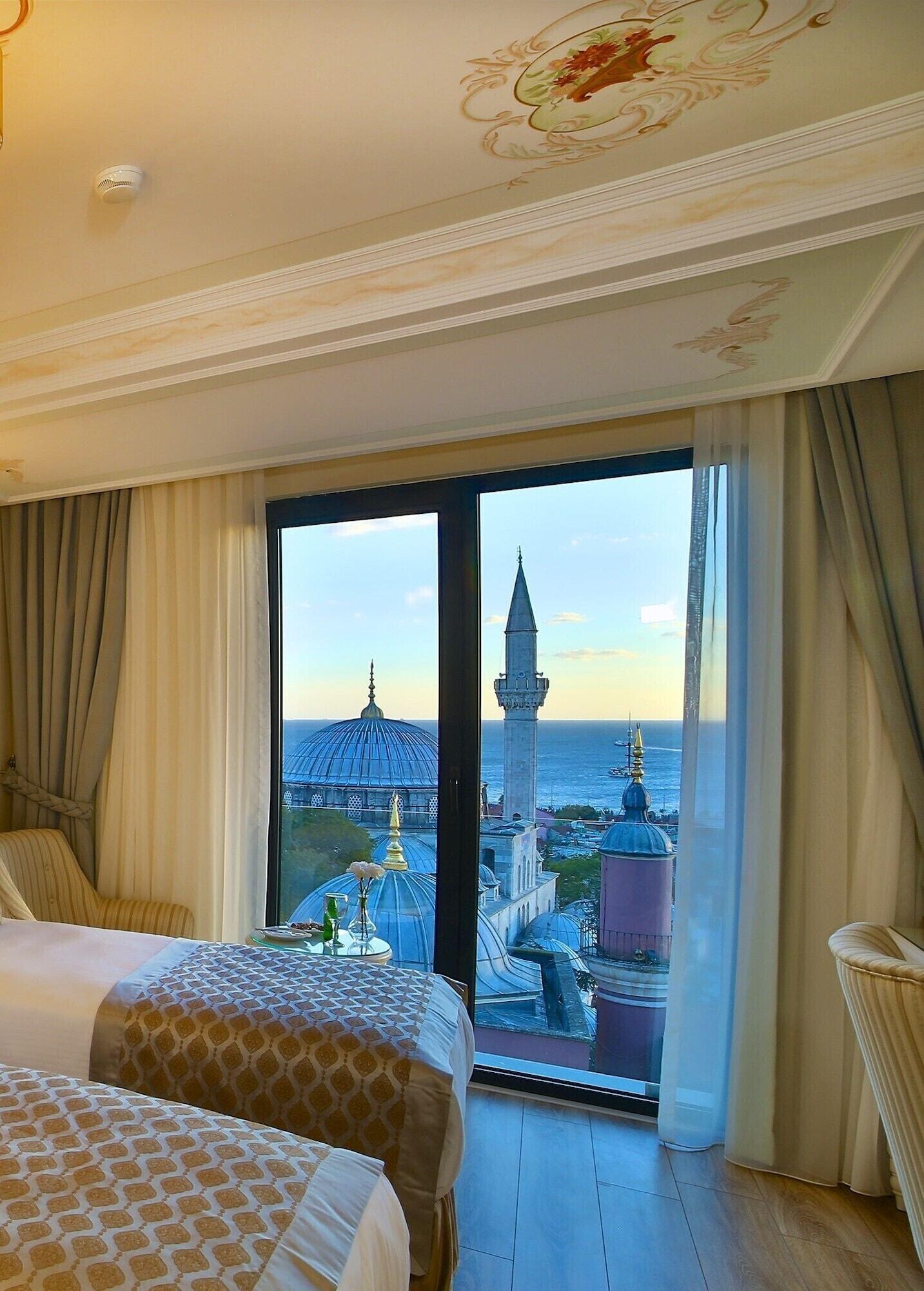 غرفة عائلية بإطلالة على البحر بغرفتي نوم، Yilsam Sultanahmet Hotel 5/6