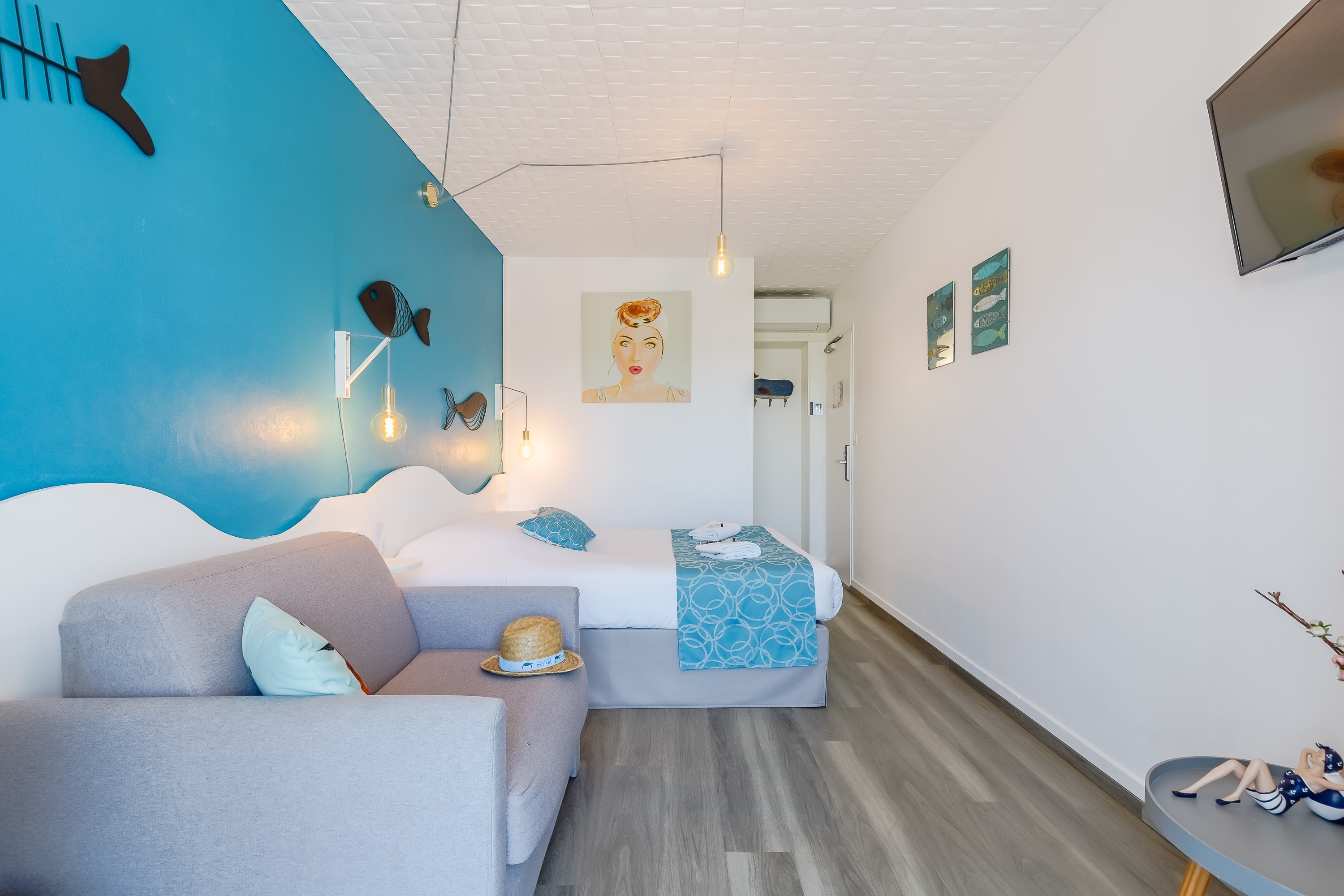 غرفة كومفورت ثلاثية، Hotel La Cote Oceane 4/8