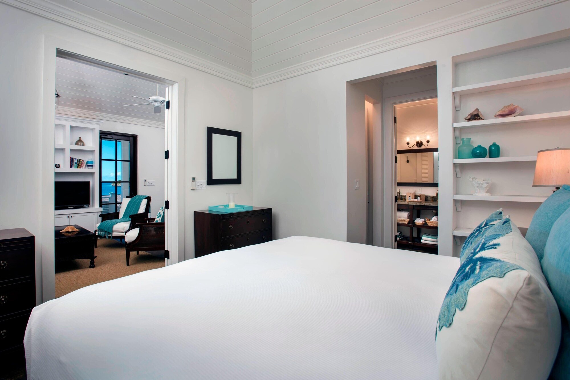 Villa, King Bed, Ocean Front, Sofa, Balcony