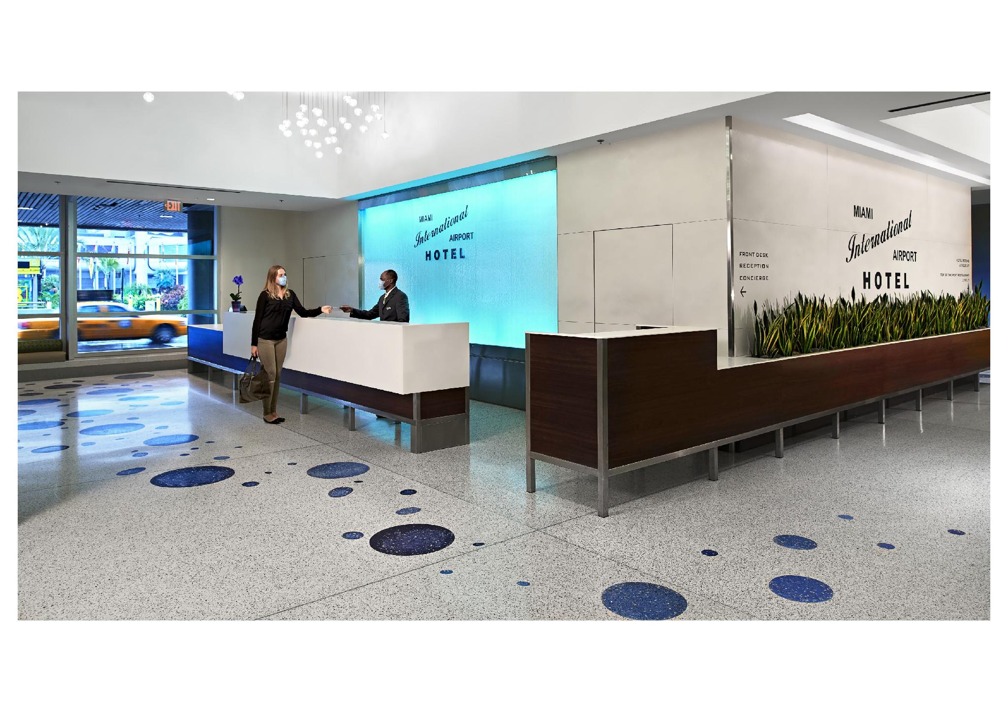 Lobby at Miami International Airport Hotel, MIAMI - FL