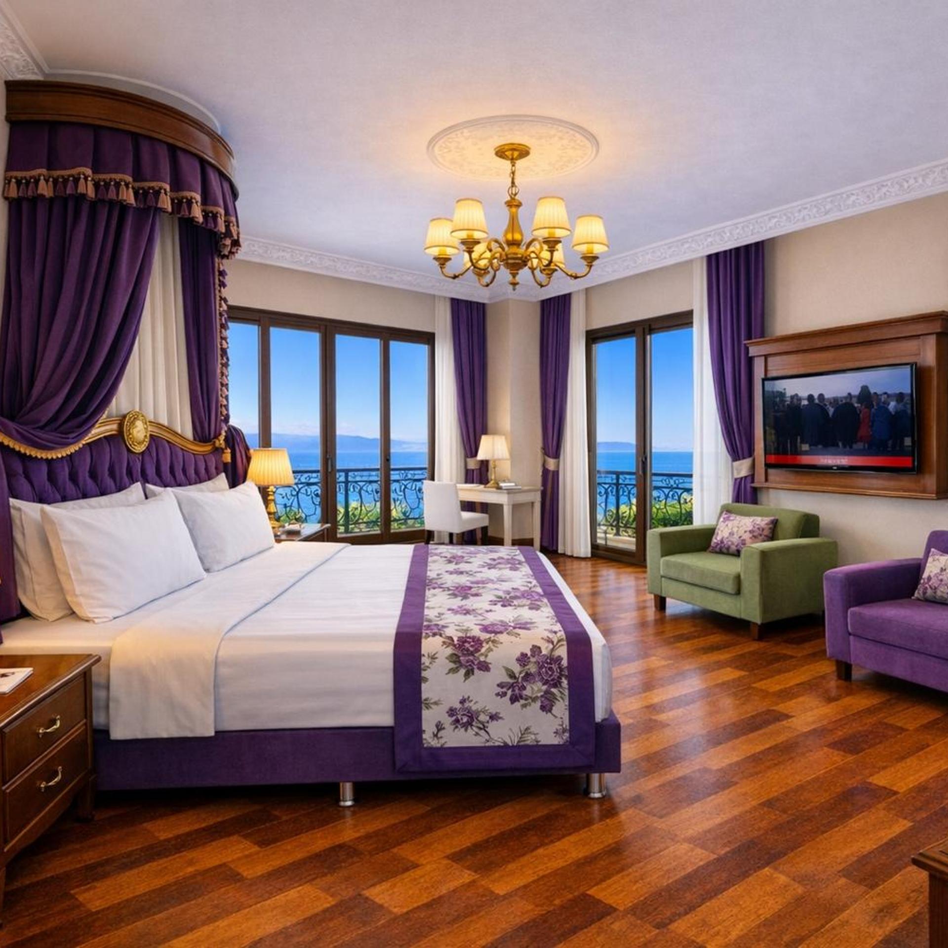 Deluxe, Suite, Sea and Palace View, Sofa