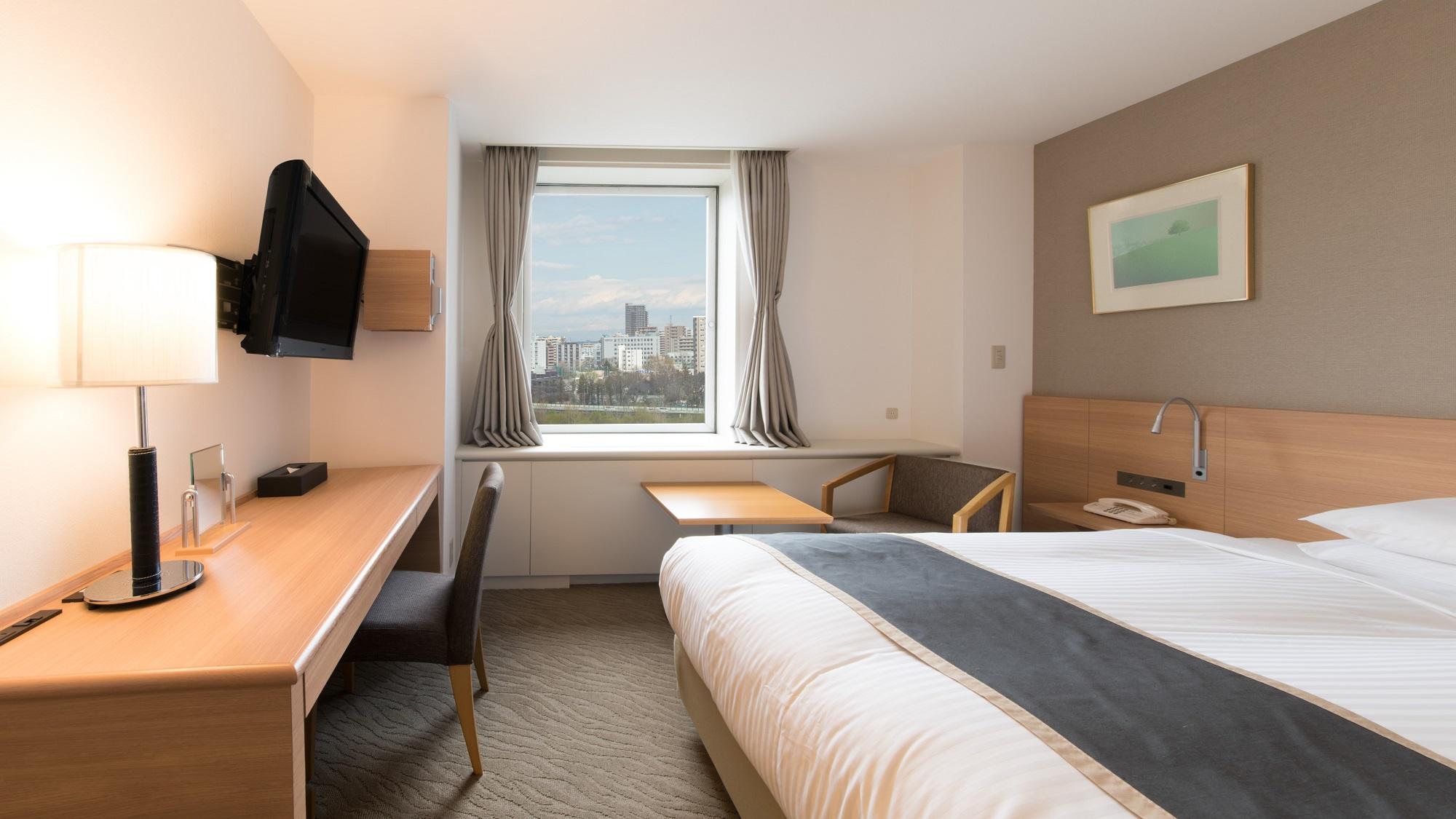 Semi Room, Comfort, Semi Double Bed, City View, Smoking