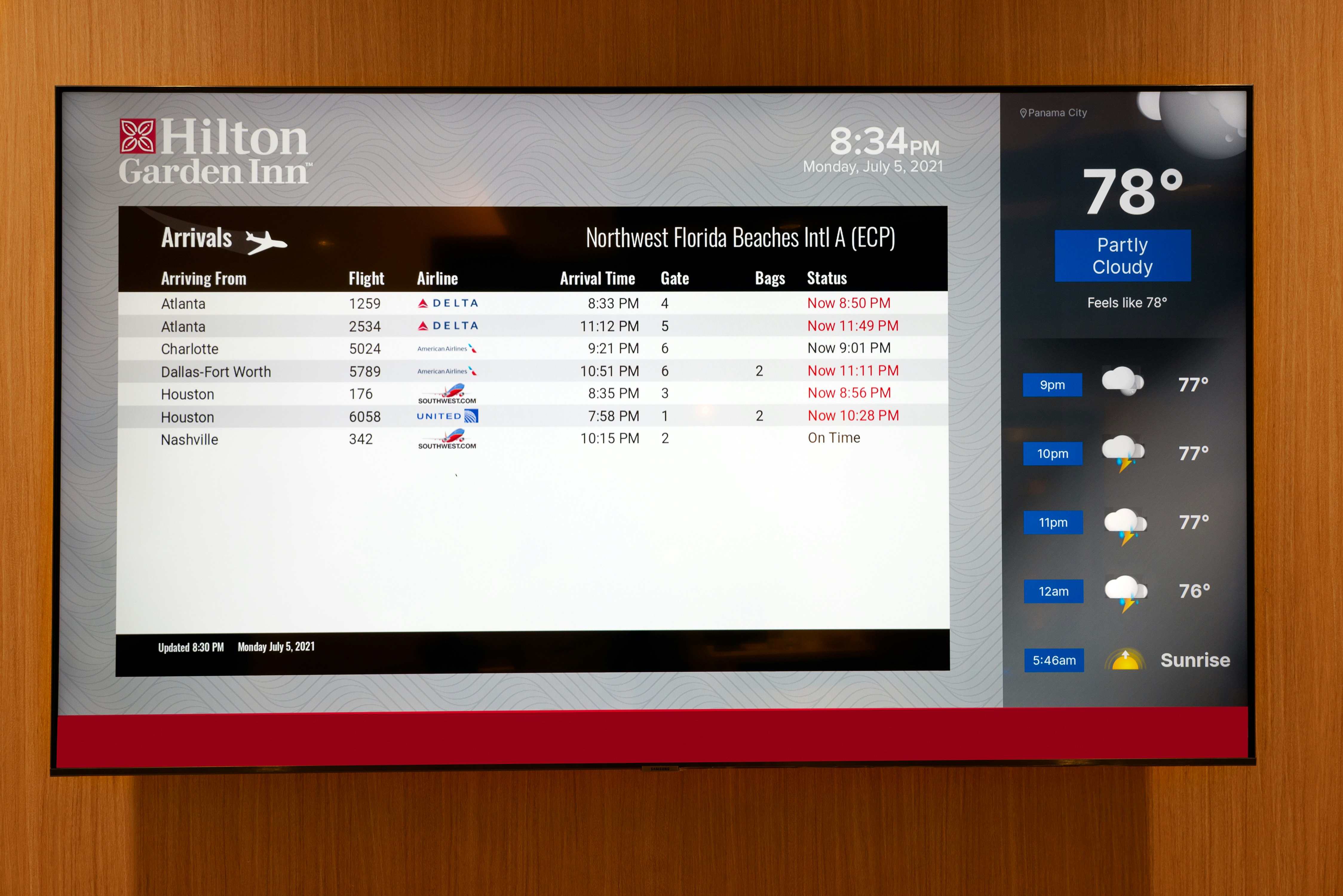 Hilton Garden Inn Panama City Airport, FL 26/63