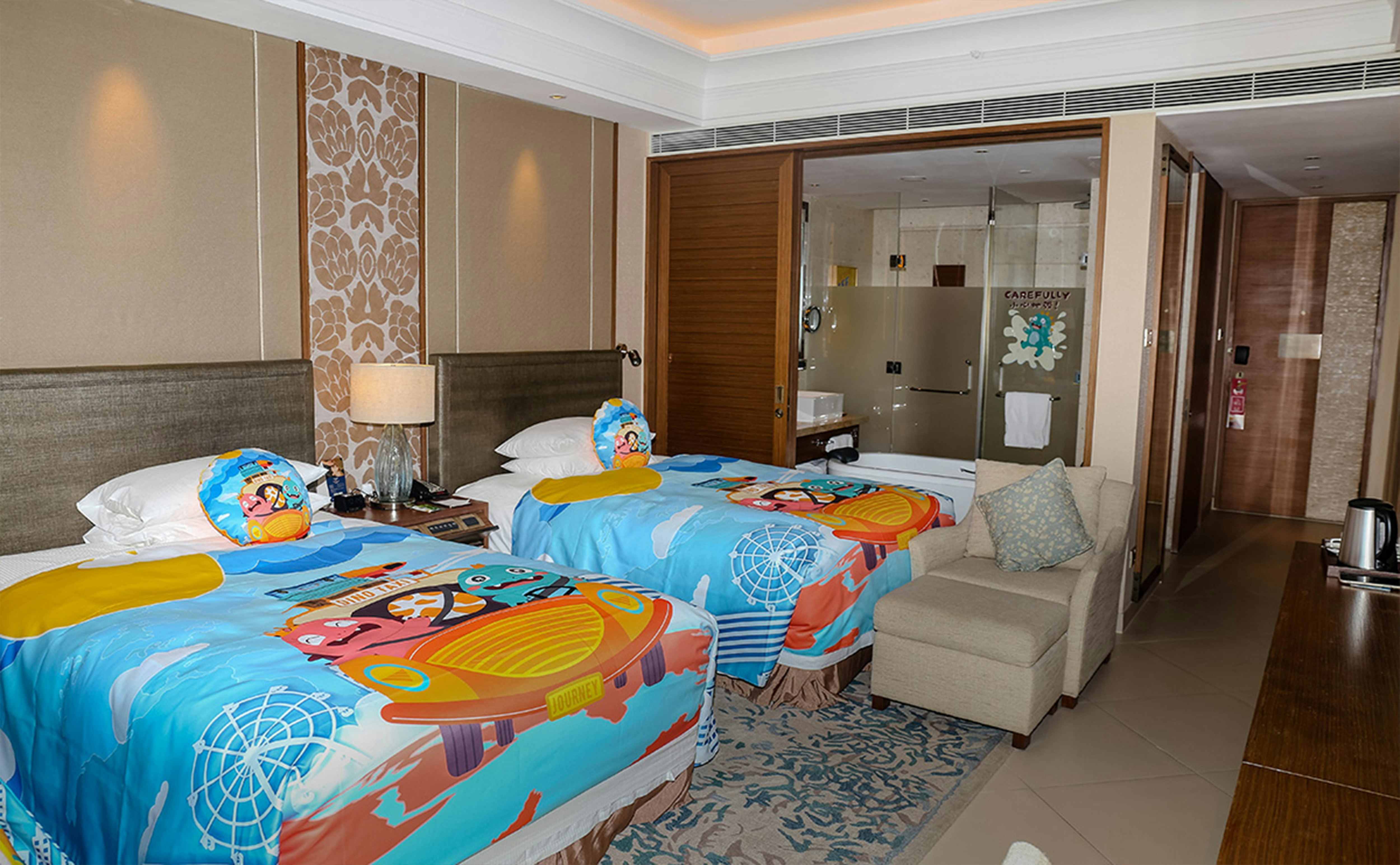 Room, Twin Beds, Sea View