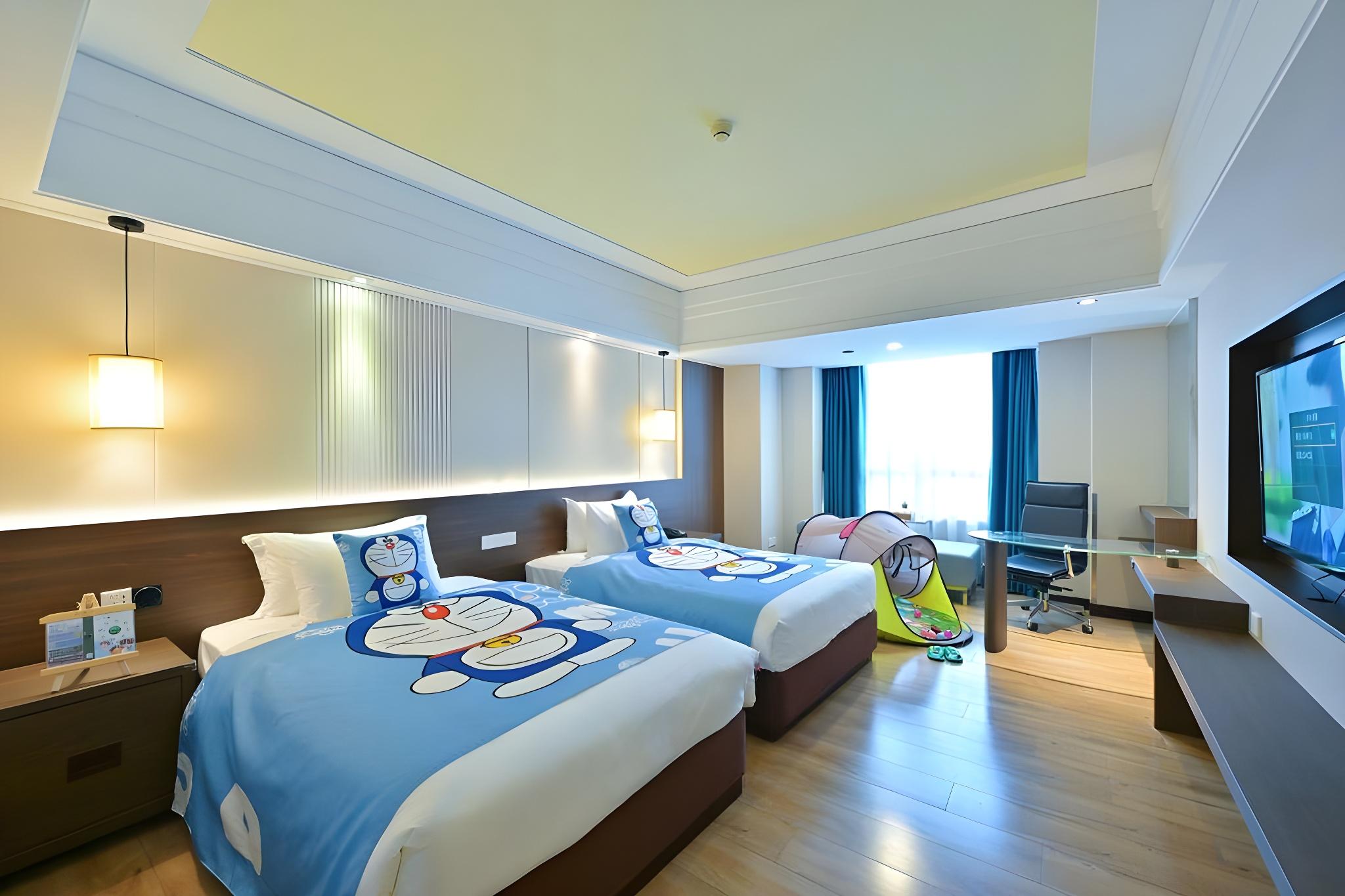 Theme, Smart, Family, Twin Beds