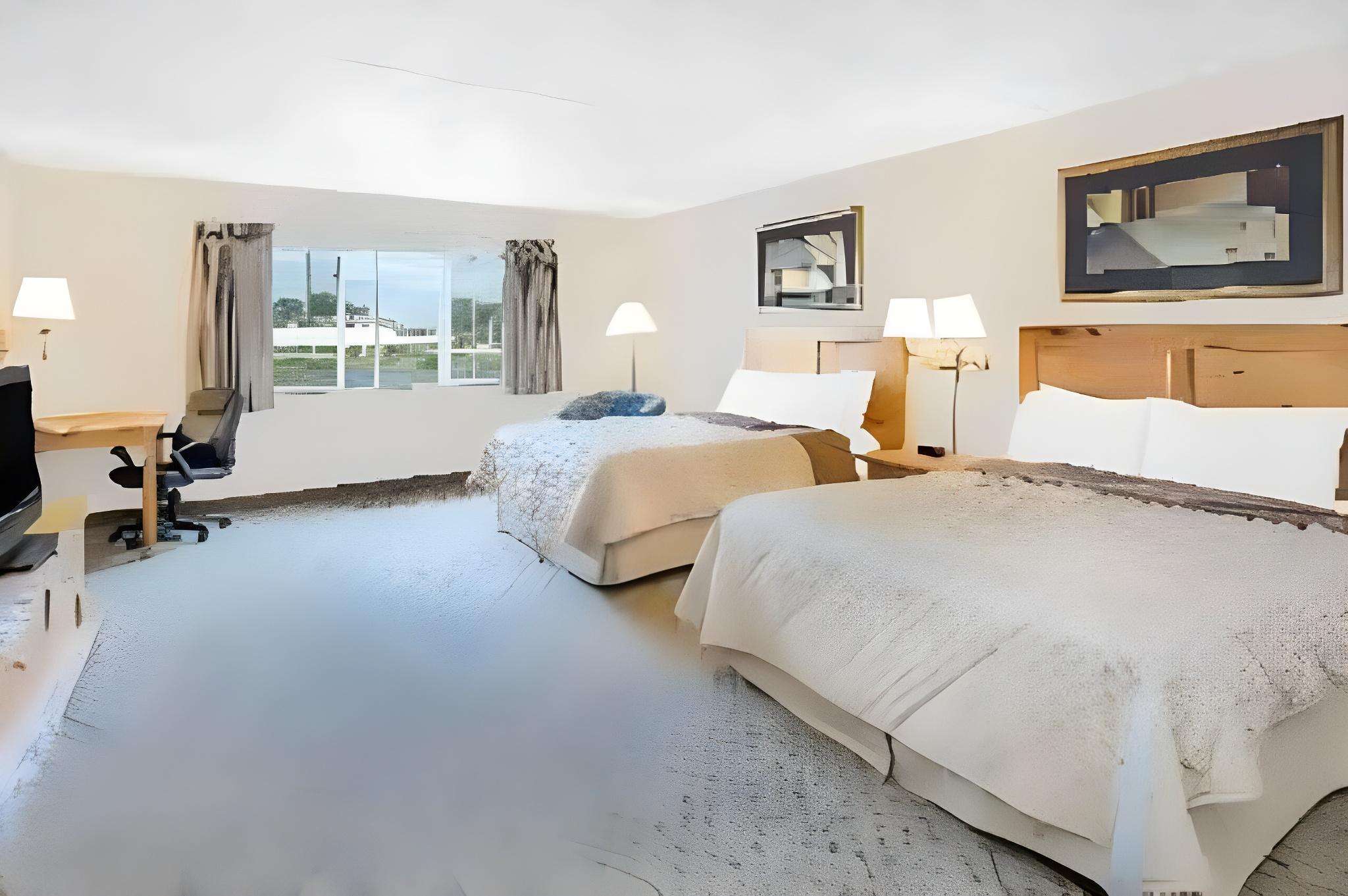 غرفة بسريرين كوين، Cobblestone Suites Oshkosh 7/8