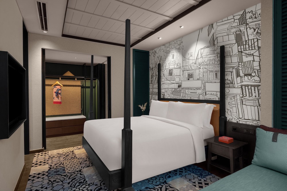 1 Bedroom, Urban, Suite, King Bed, Child Area View