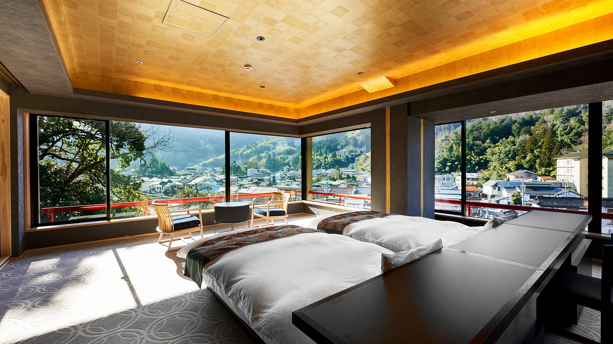 Luxury, Suite, Outdoor Bath, Living Area