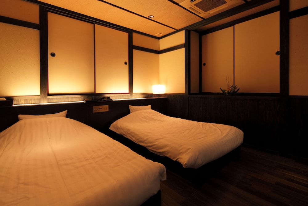 Japanese, Style, Traditional, Villa, Twin Beds, Outdoor Bath