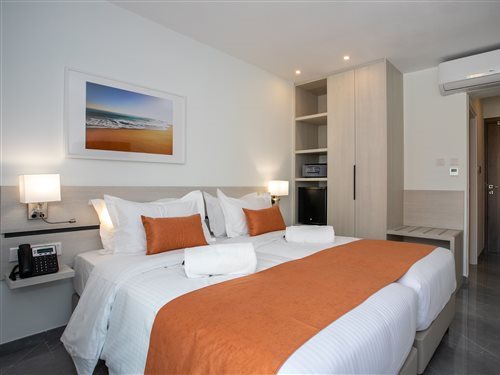 Room, Double or Twin Bed, Balcony