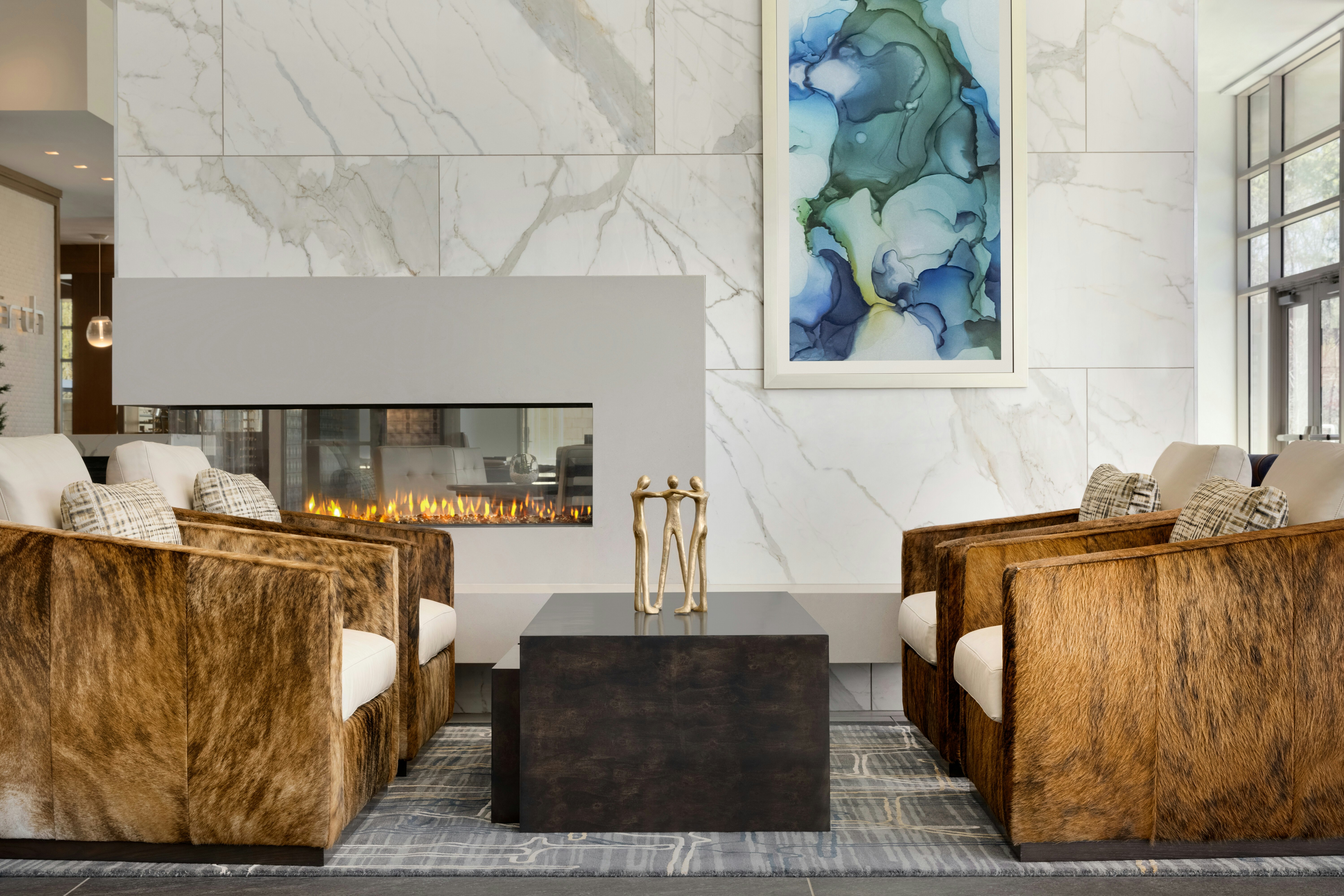 Lobby at Hilton Alpharetta Atlanta, ALPHARETTA - GA