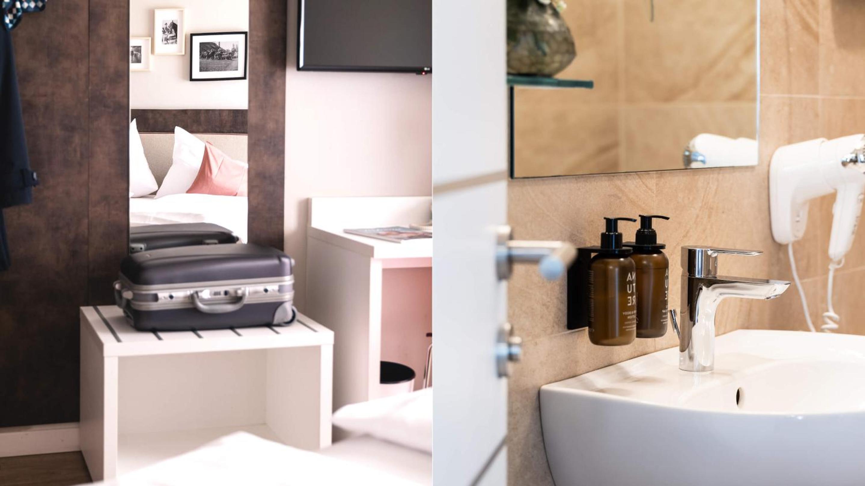 غرفة كلاسيكية بسرير مزدوج، City Hotel Merano 8/8
