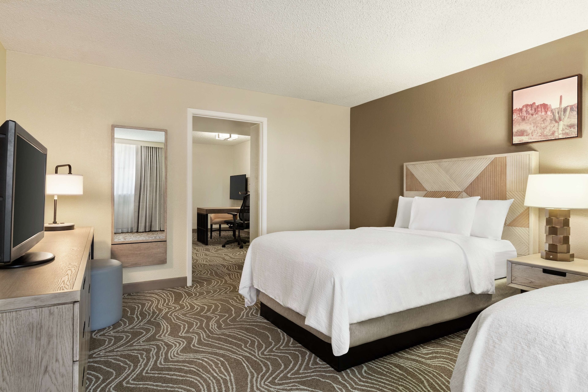 Suite, 2 Double Beds, Balcony or Patio, Sofa