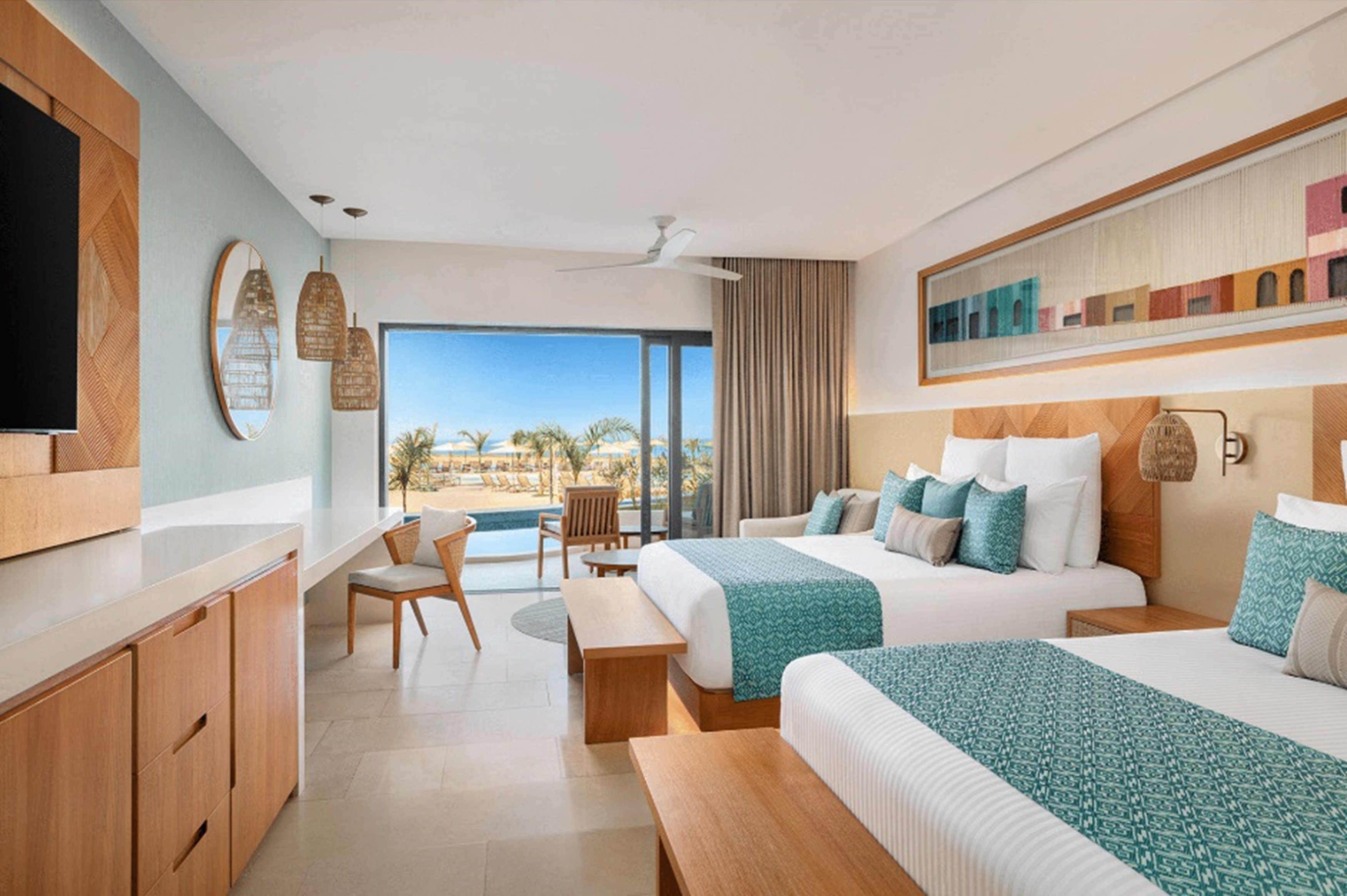 Preferred Club, Swim Out, Junior Suite, Double Bed