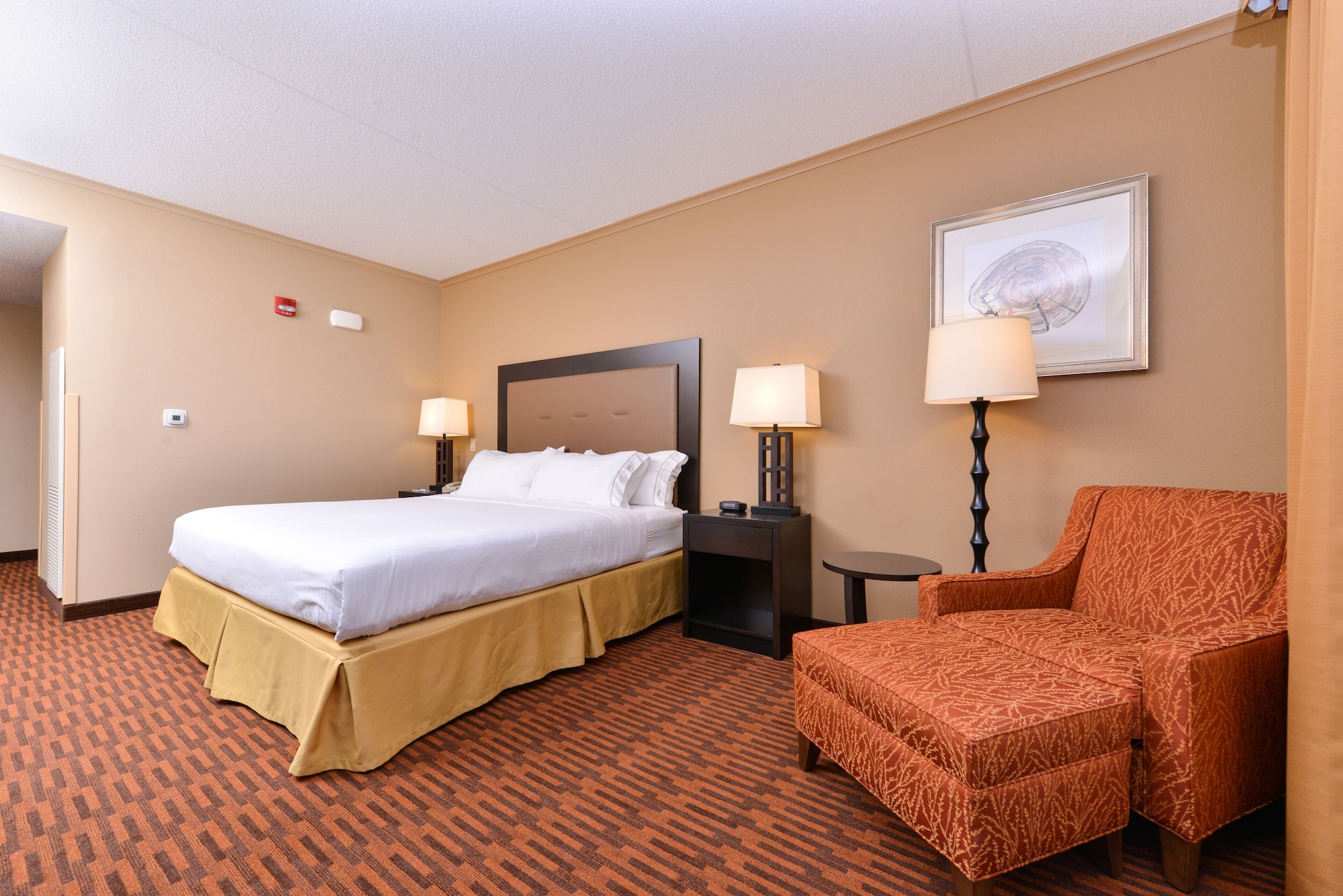 غرفة قياسية بسرير كينج، Holiday Inn Express Breezewood 3/7