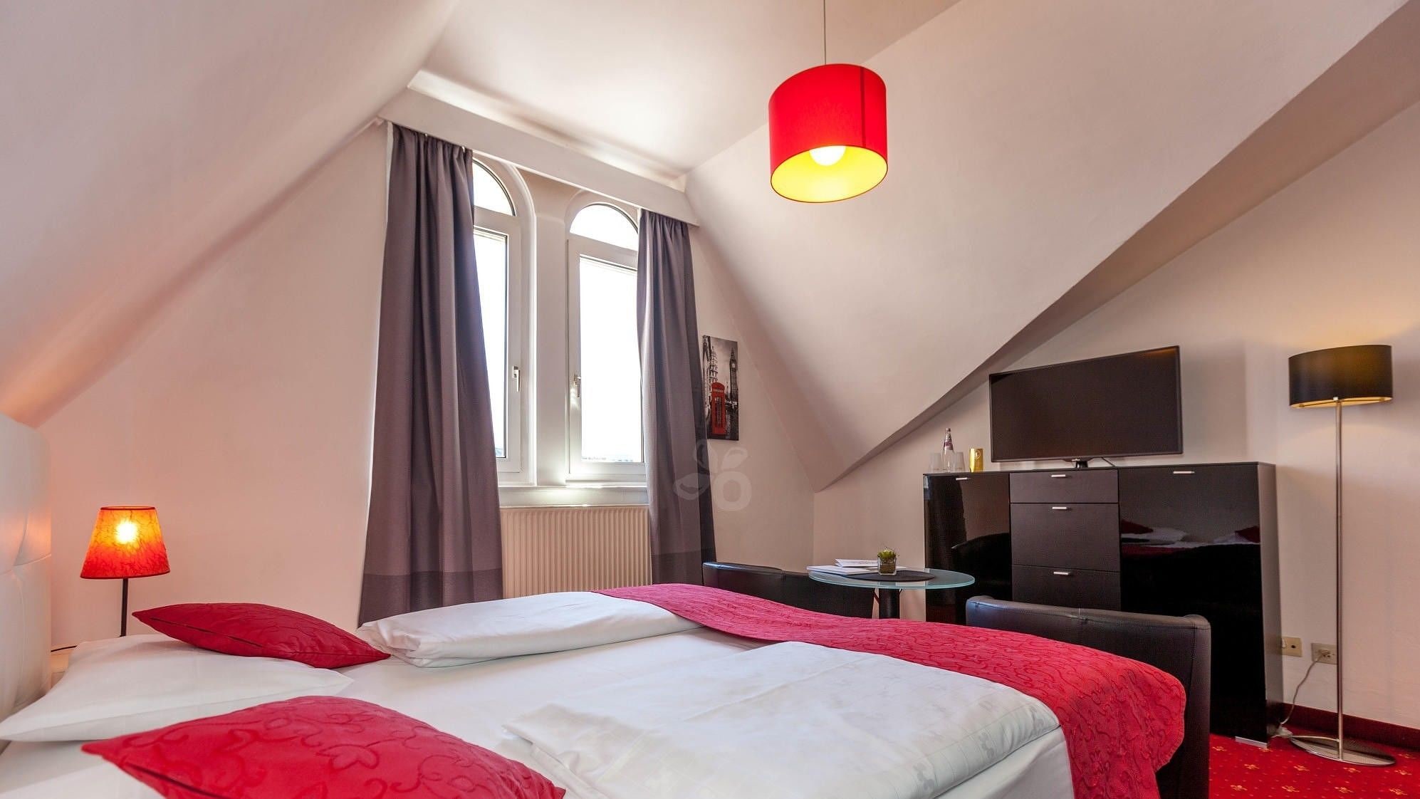 Room, Double Bed, Attic