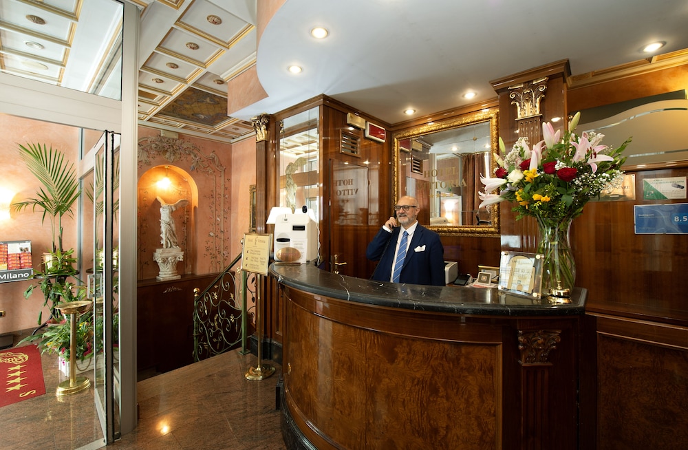 Lobby at Hotel Vittoria, MILAN
