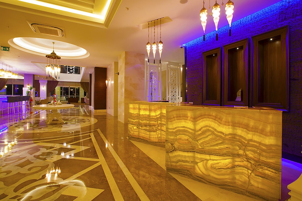 Lobby at Diamond Elite Hotel and Spa - Adults Only 16 Plus, SIDE