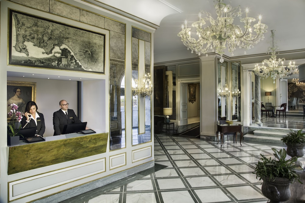 Lobby at Grand Santa Lucia Hotel, NAPLES