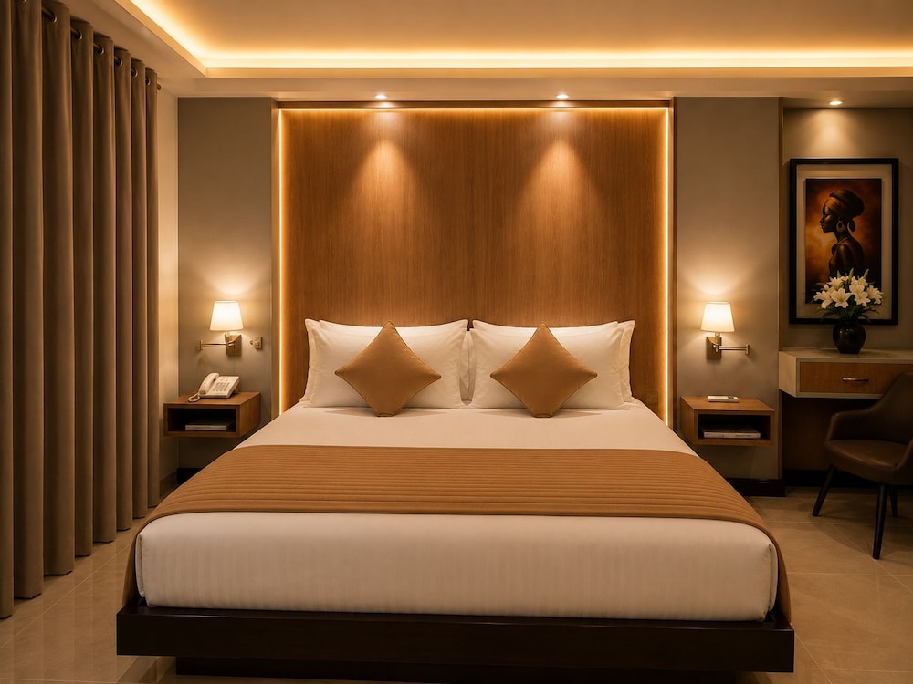 1 Bedroom, Senior, Suite, King Bed, Executive Level, Kitchen