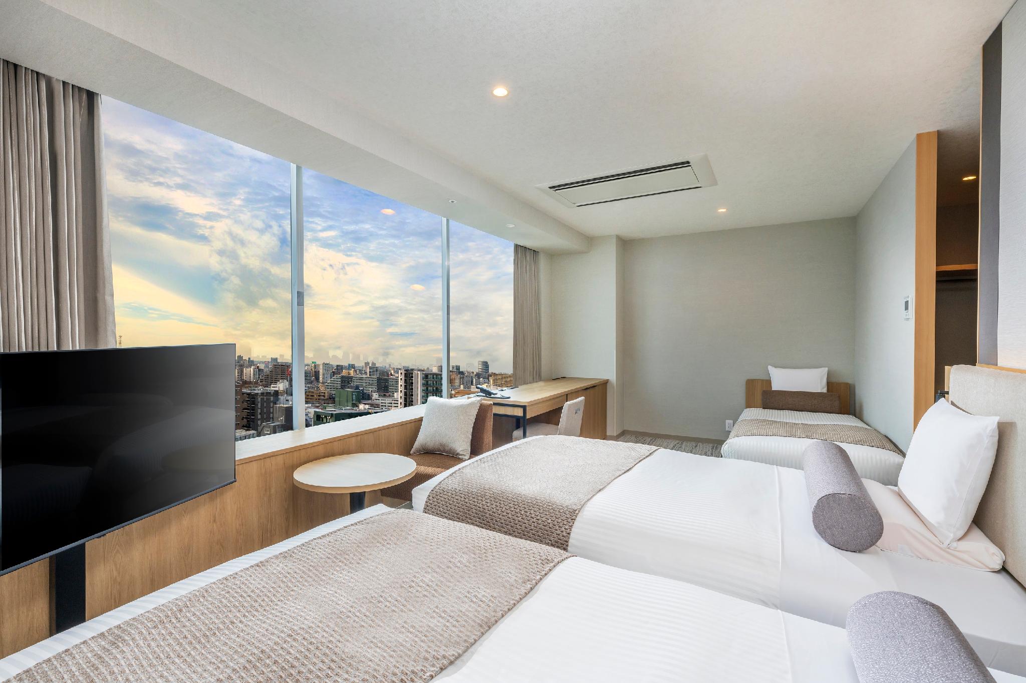 Semi Room, 2 Semi Double Beds, with Extra Bed, Sky View