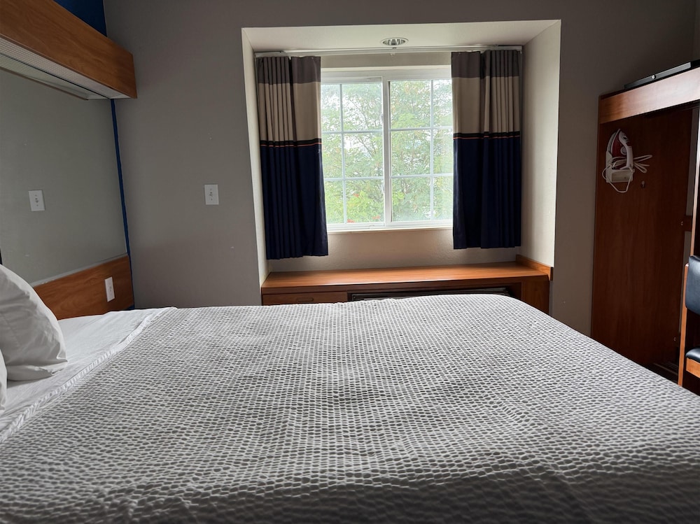 غرفة قياسية بسرير كوين يُسمح فيها بالحيوانات الأليفة، Microtel Inn & Suites Huntsville 3/4