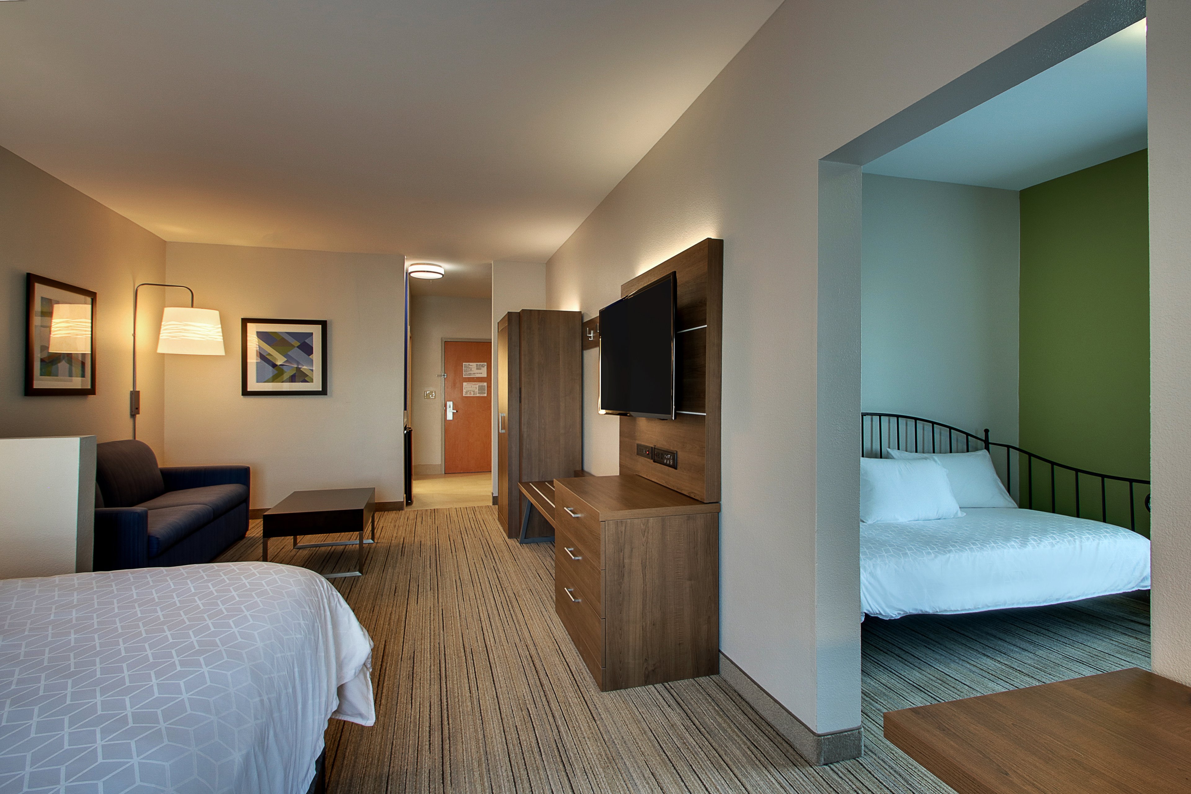 Suite, 1 King and 1 Single Beds, Sofa