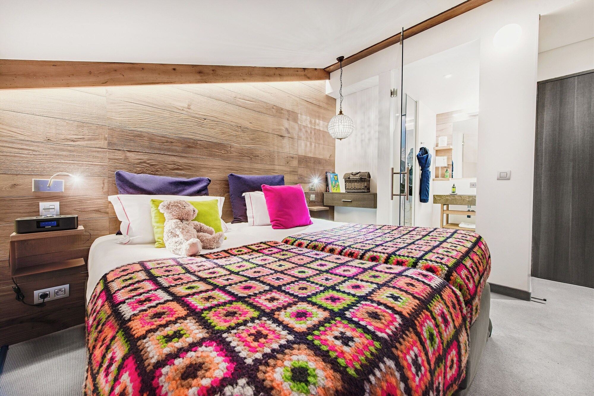Cozy, 2 Bedrooms, Home, Queen and Twin Beds, Hôtel Pashmina 2/6